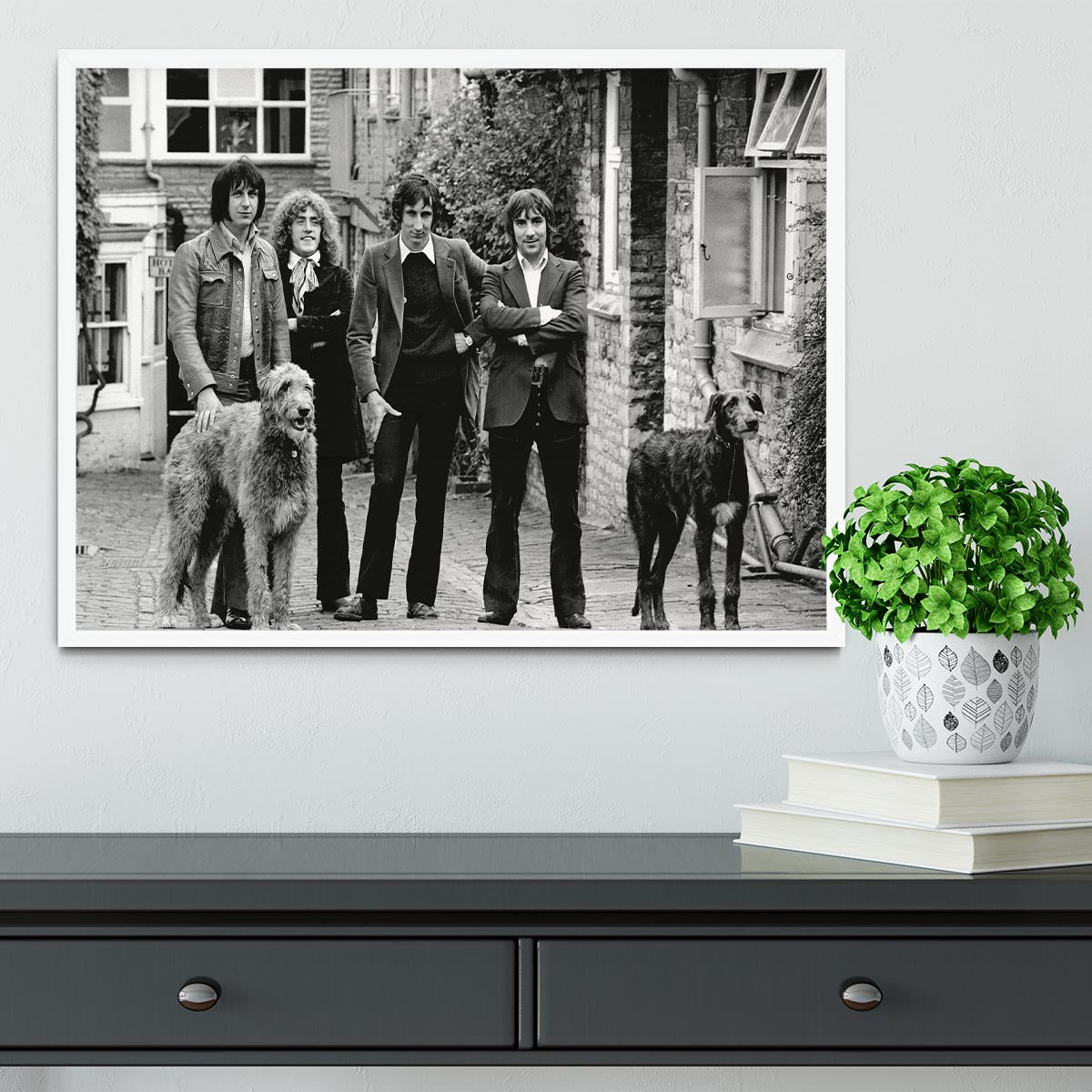 The Who with dogs Framed Print - Canvas Art Rocks -6
