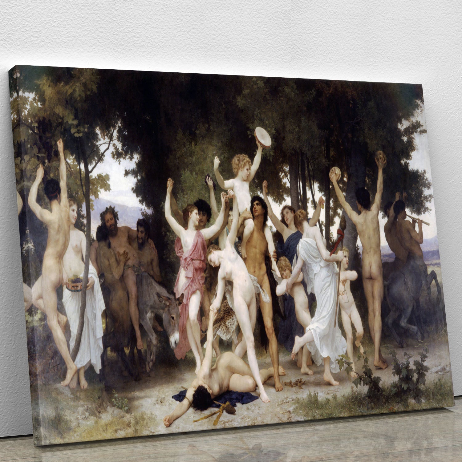 The Youth of Bacchus By Bouguereau Canvas Print or Poster - Canvas Art Rocks - 1