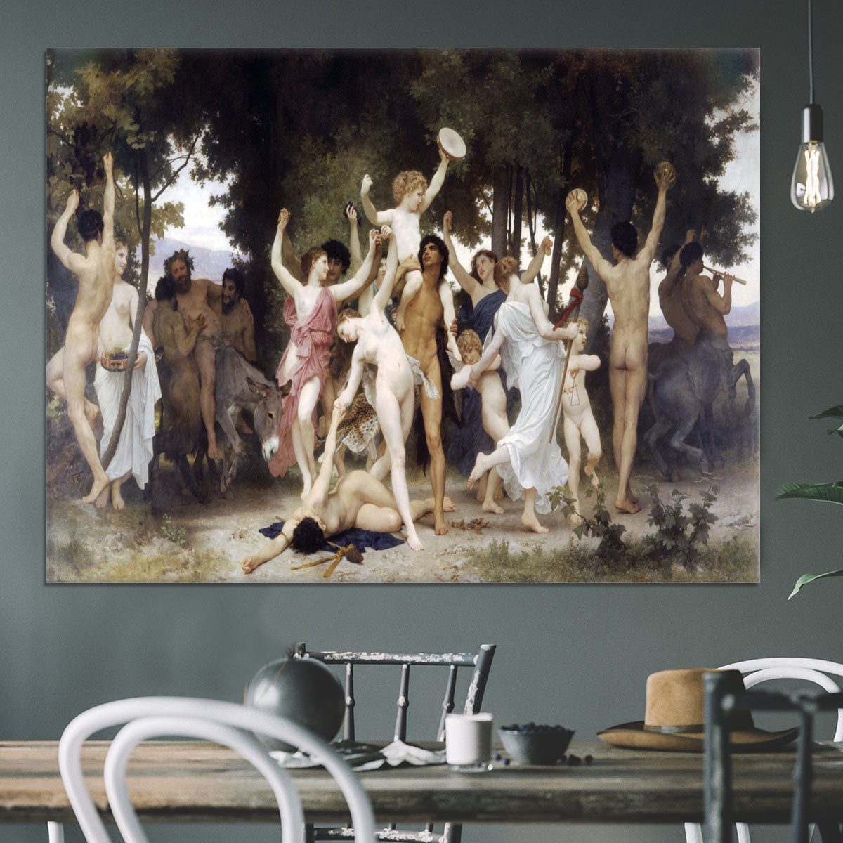 The Youth of Bacchus By Bouguereau Canvas Print or Poster - Canvas Art Rocks - 3