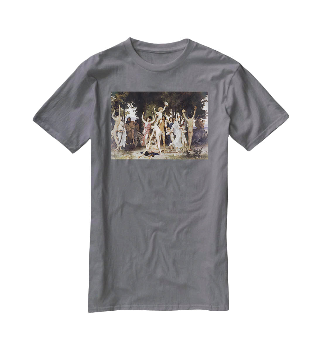 The Youth of Bacchus By Bouguereau T-Shirt - Canvas Art Rocks - 3