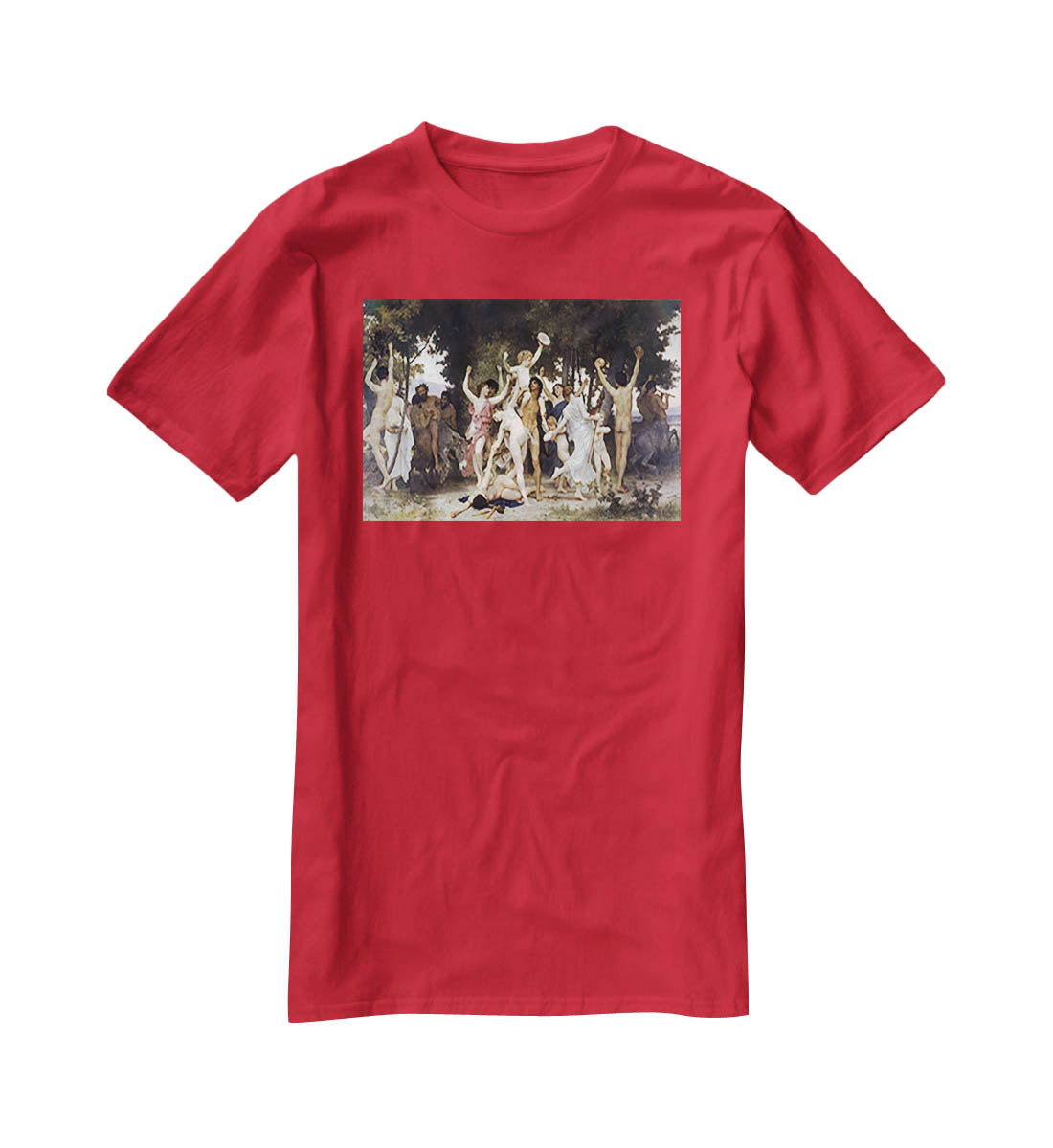 The Youth of Bacchus By Bouguereau T-Shirt - Canvas Art Rocks - 4