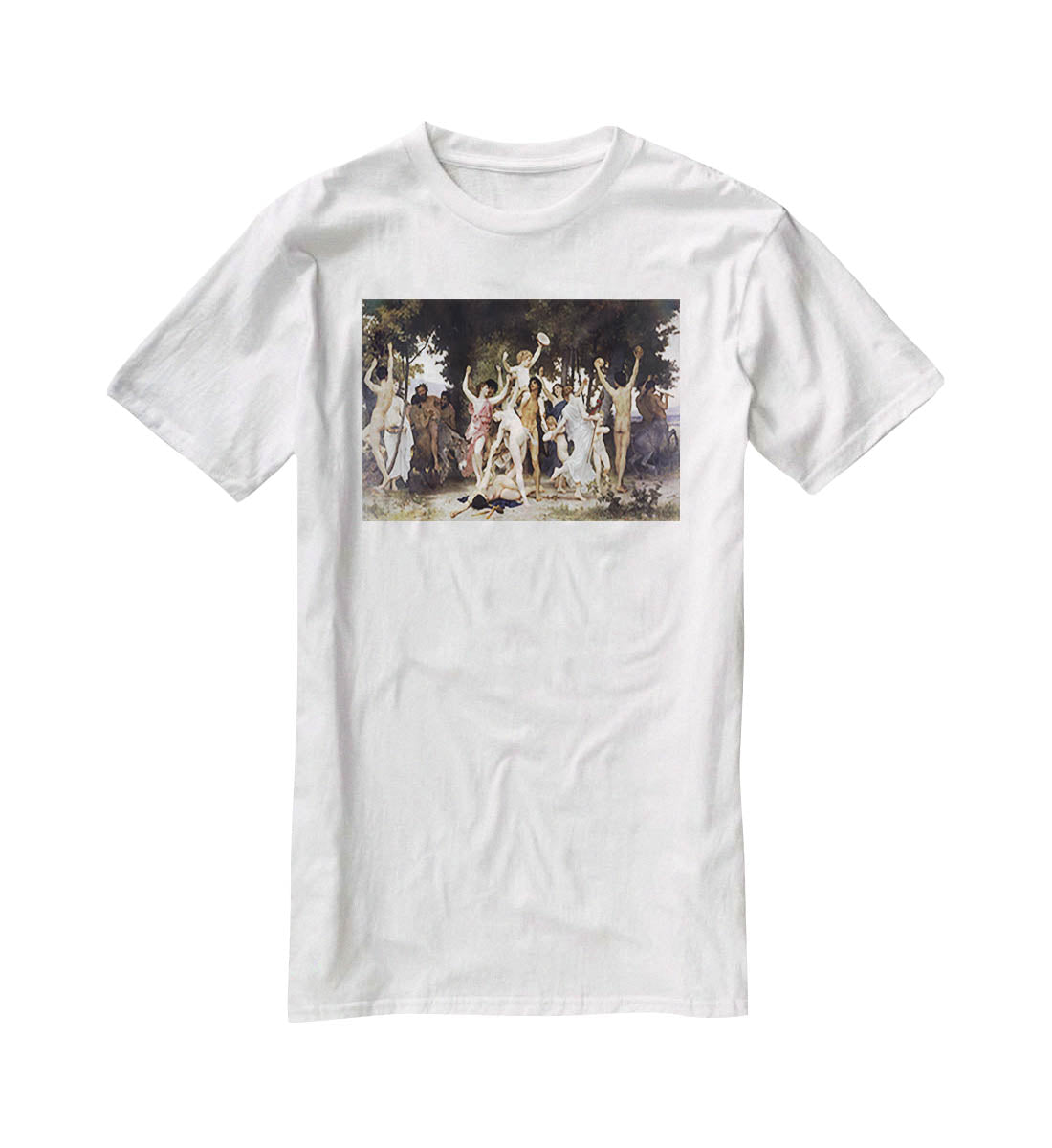 The Youth of Bacchus By Bouguereau T-Shirt - Canvas Art Rocks - 5