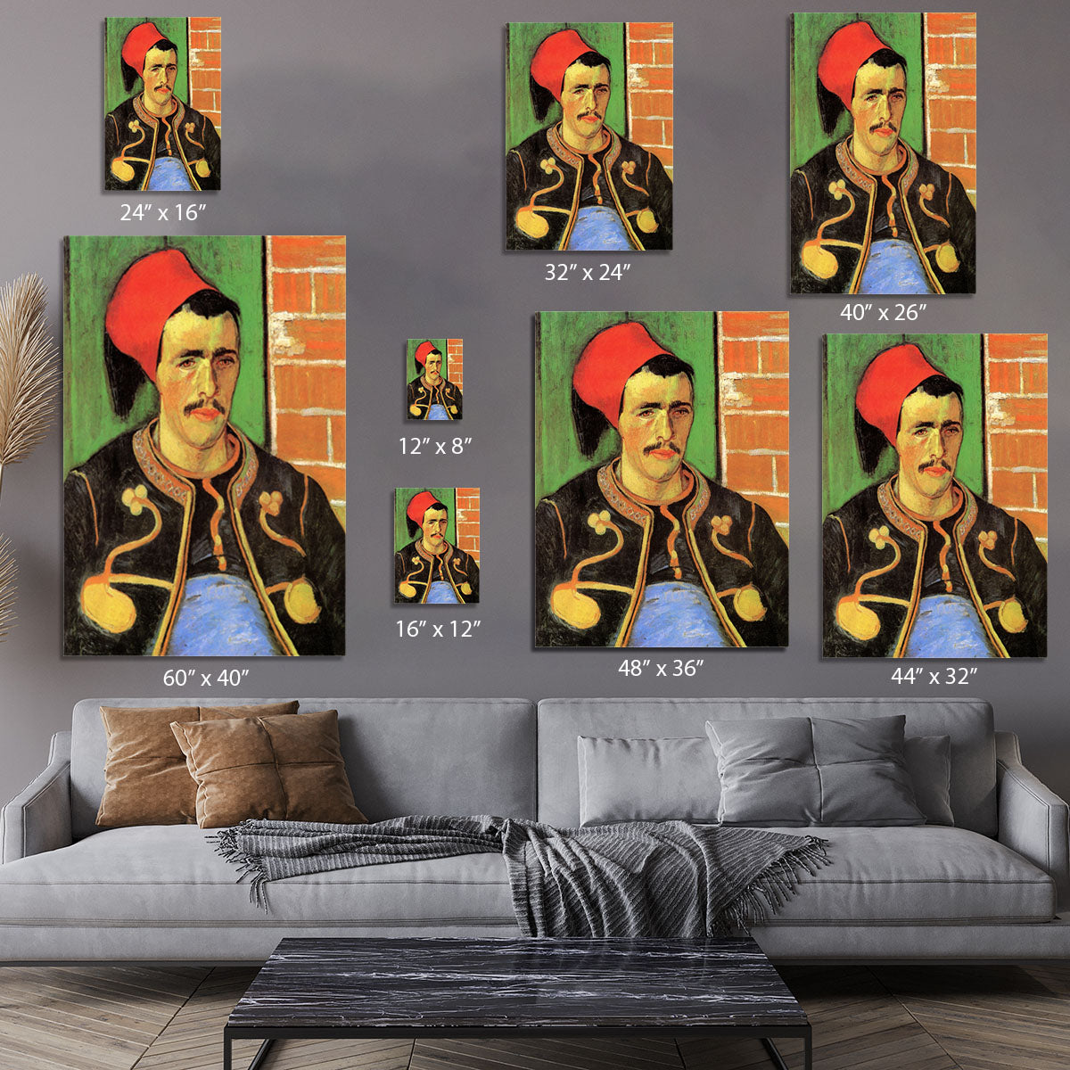 The Zouave Half Length by Van Gogh Canvas Print or Poster - Canvas Art Rocks - 7