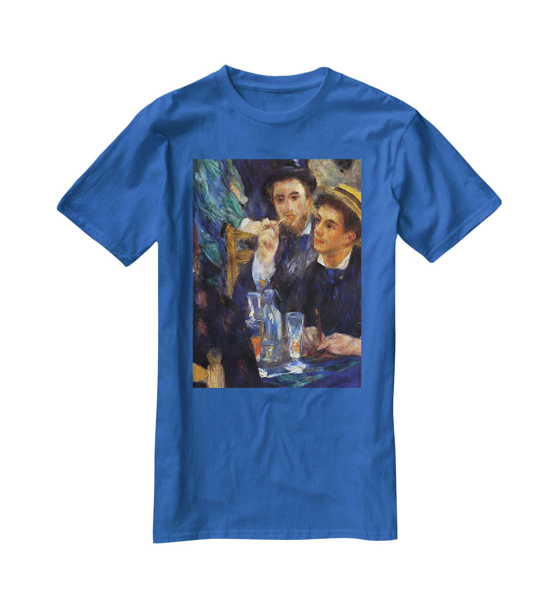 The ball in the Moulin de la Galette detail by Renoir T-Shirt - Canvas Art Rocks - 2