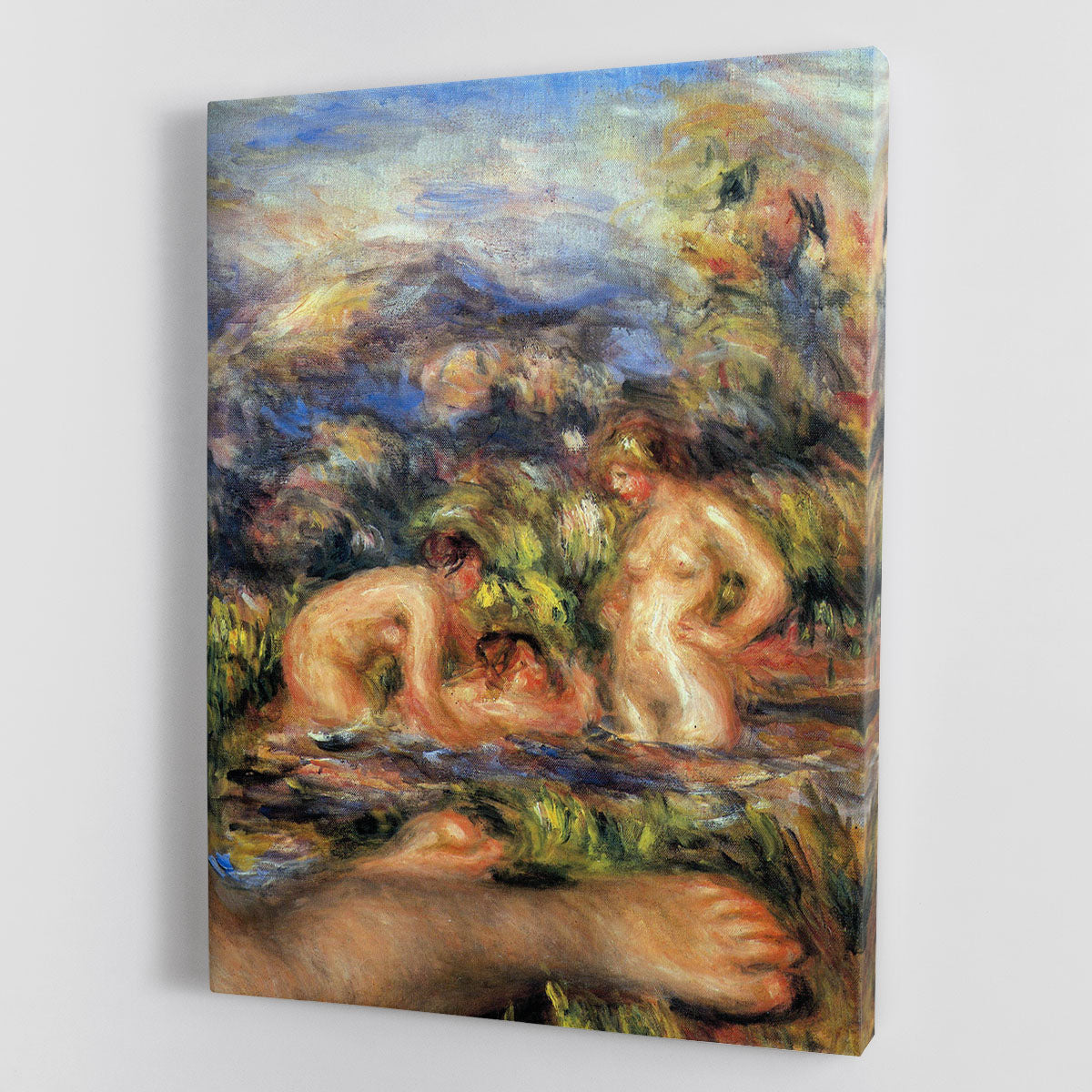 The bathers Detail by Renoir Canvas Print or Poster - Canvas Art Rocks - 1