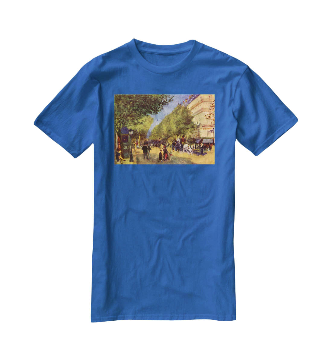 The big boulevards by Renoir T-Shirt - Canvas Art Rocks - 2
