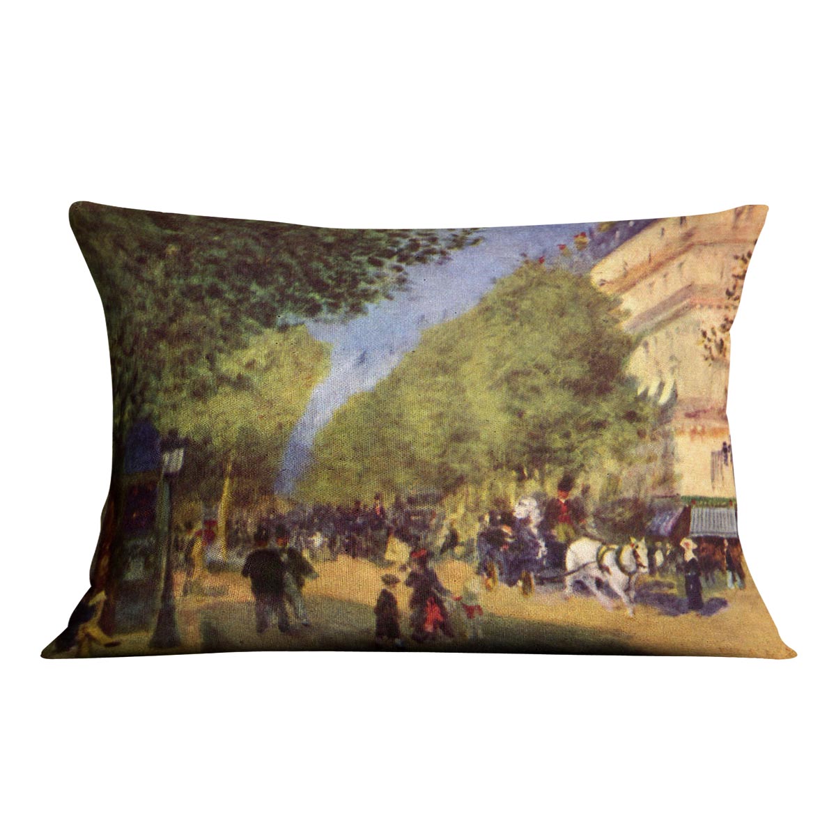 The big boulevards by Renoir Cushion
