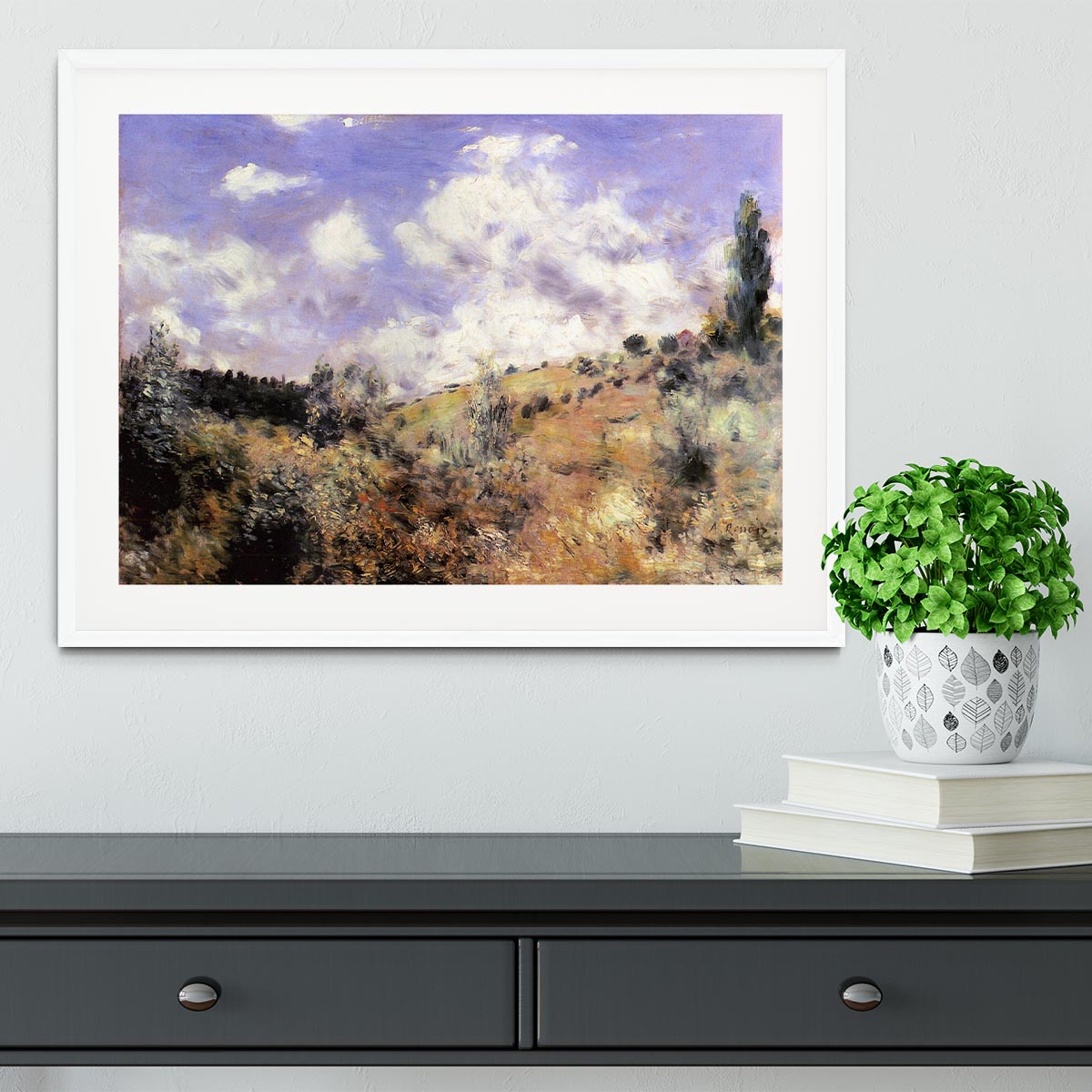 The blast by Renoir Framed Print - Canvas Art Rocks - 5