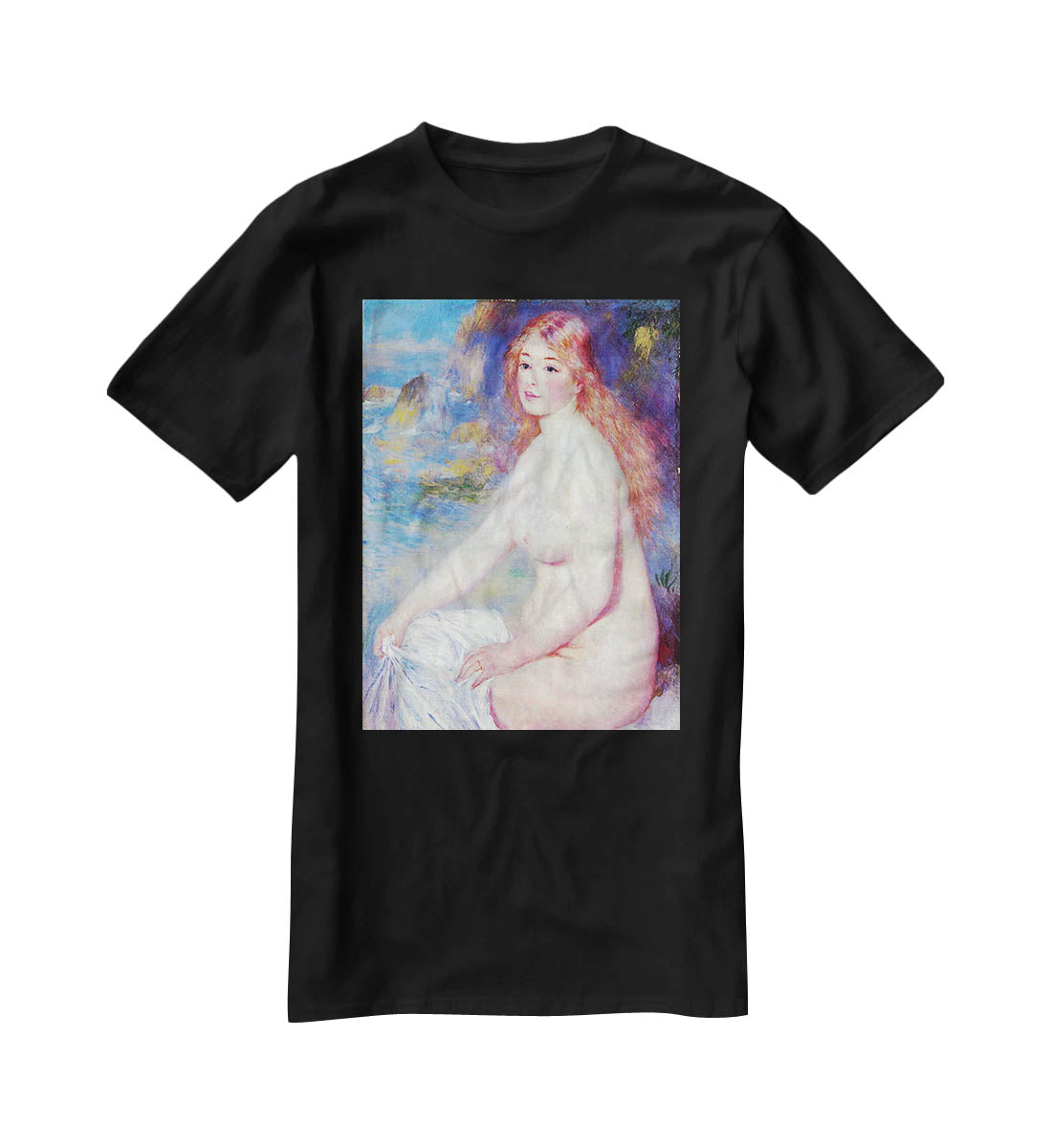 The blond bather 1 by Renoir T-Shirt - Canvas Art Rocks - 1