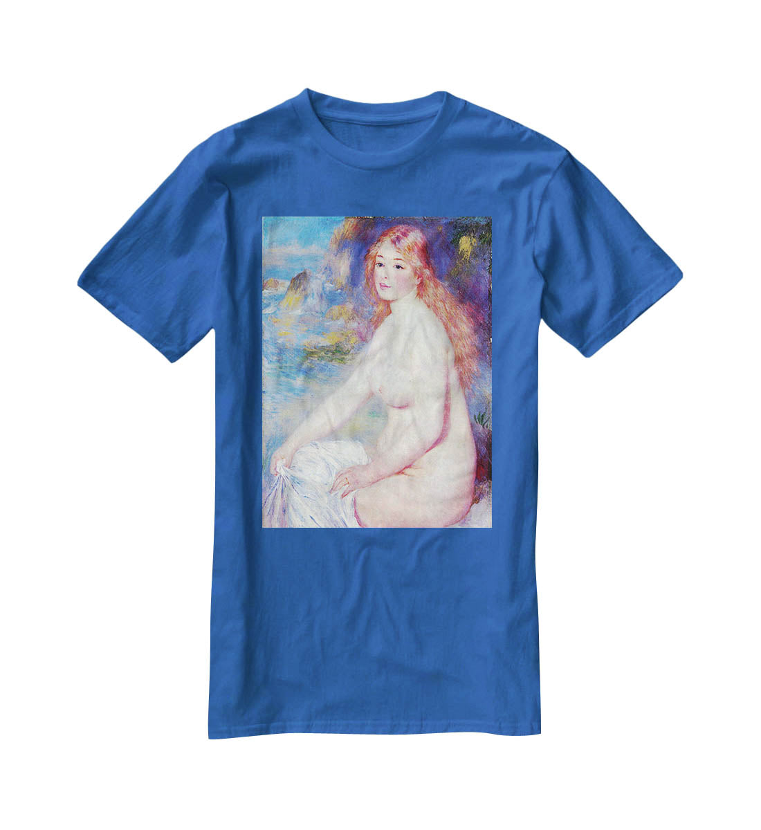 The blond bather 1 by Renoir T-Shirt - Canvas Art Rocks - 2