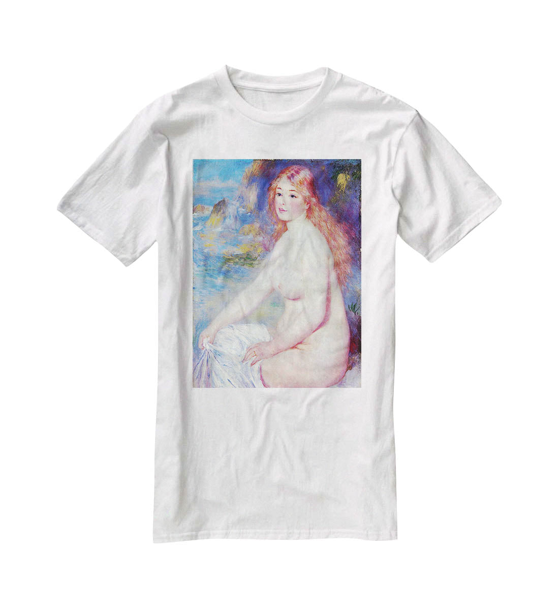The blond bather 1 by Renoir T-Shirt - Canvas Art Rocks - 5