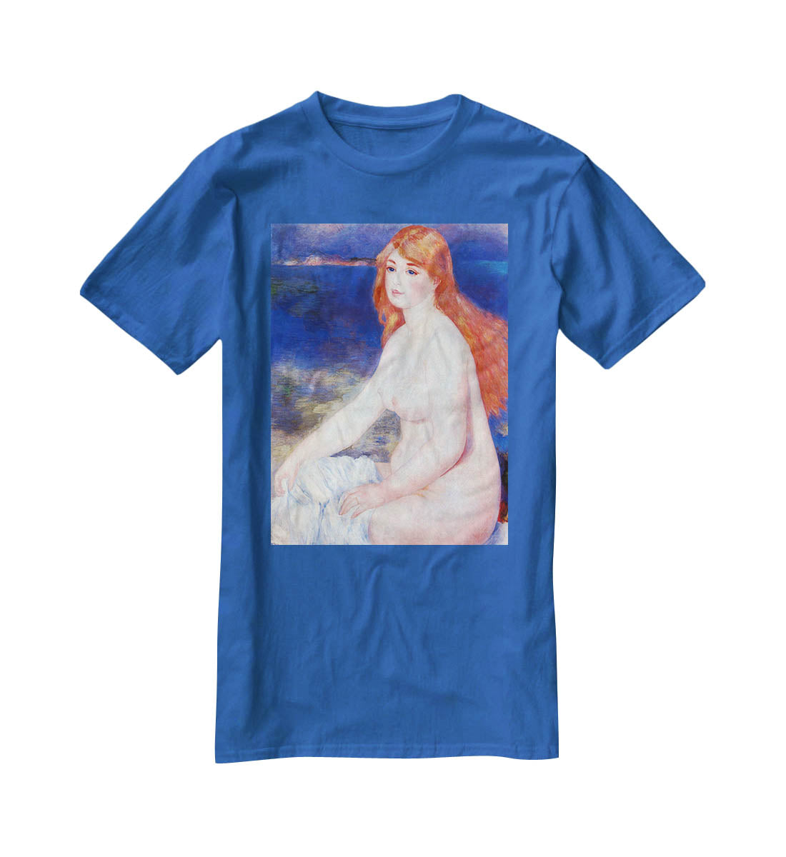 The blond bather 2 by Renoir T-Shirt - Canvas Art Rocks - 2