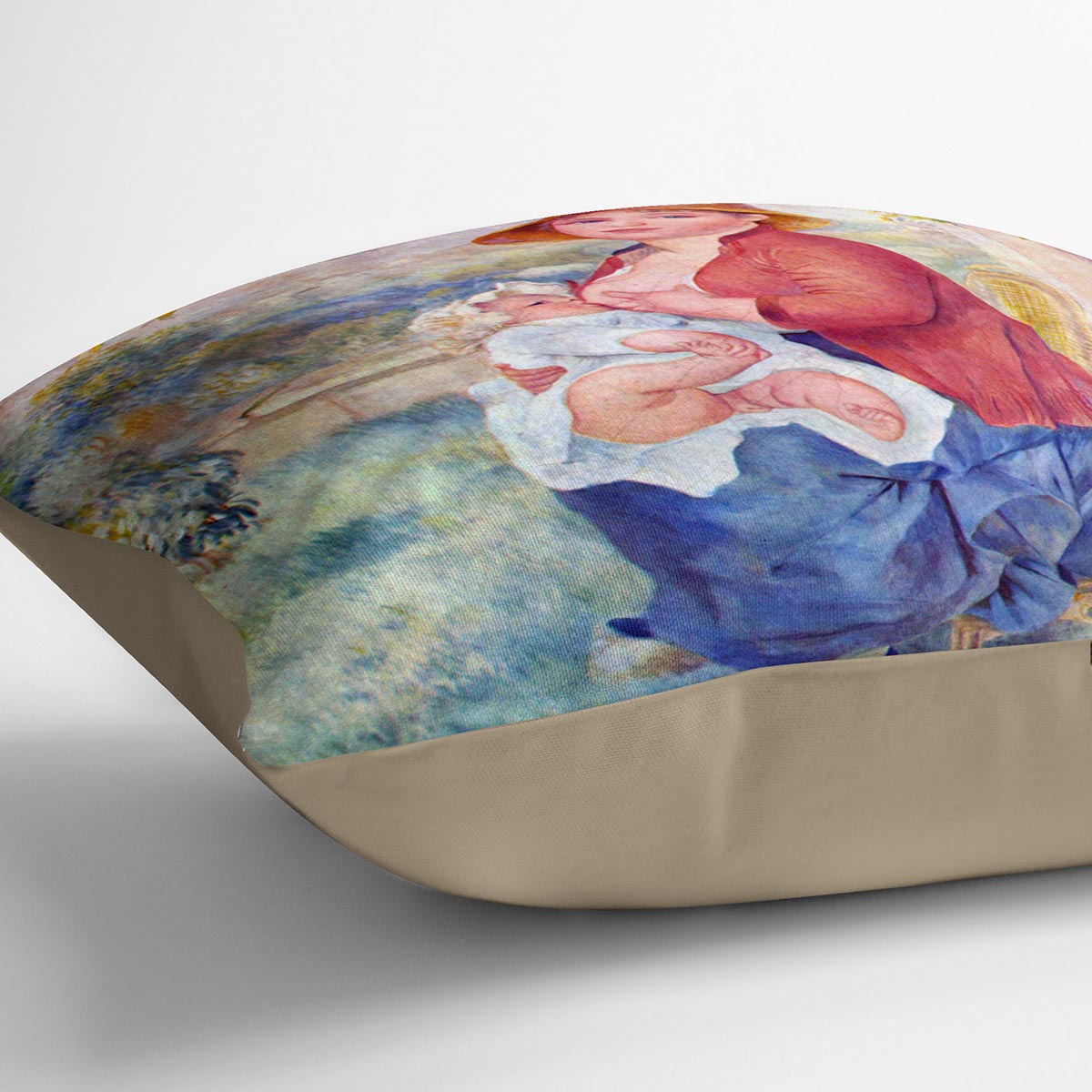 The child at the chest maternity by Renoir Cushion