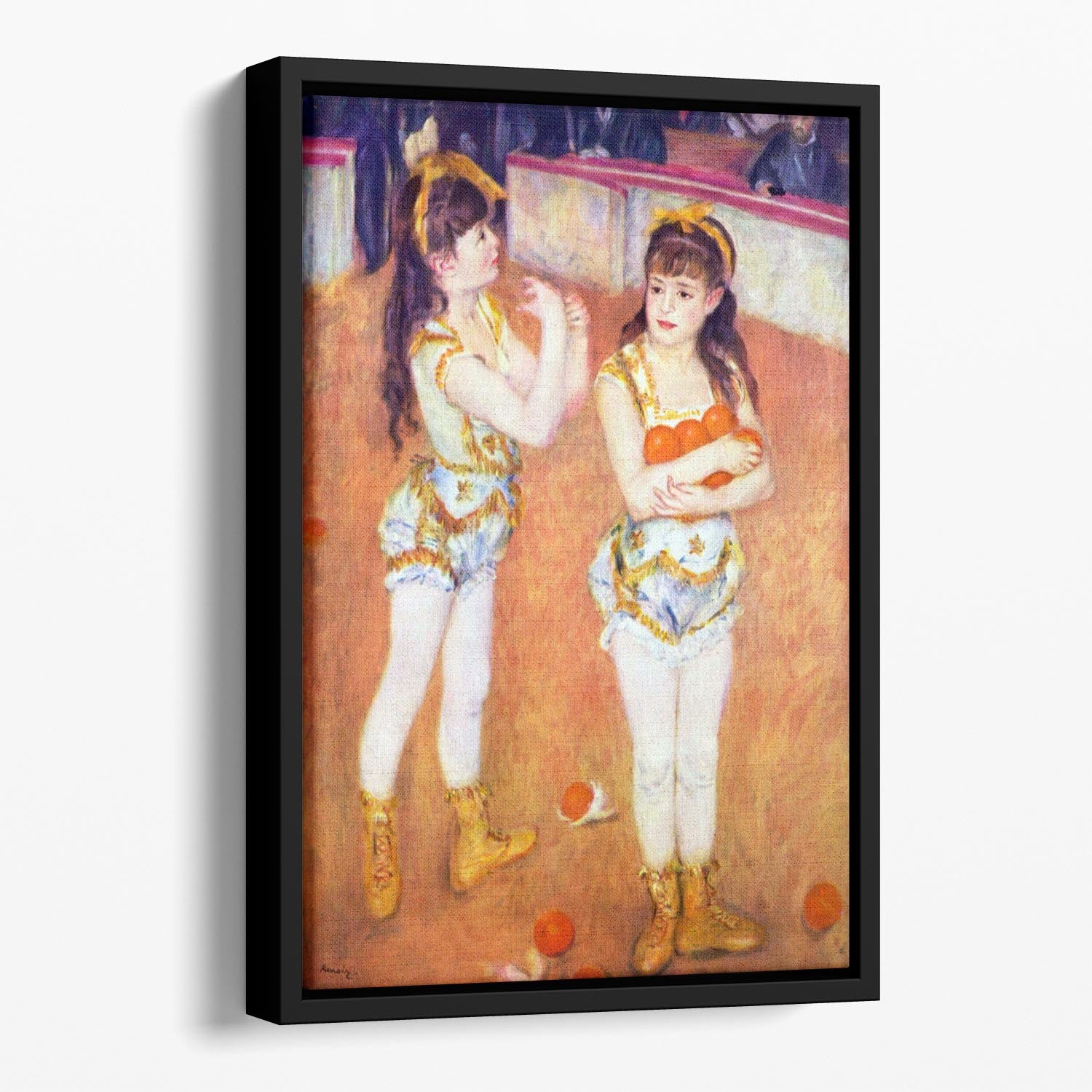 The circus Fernando by Renoir Floating Framed Canvas