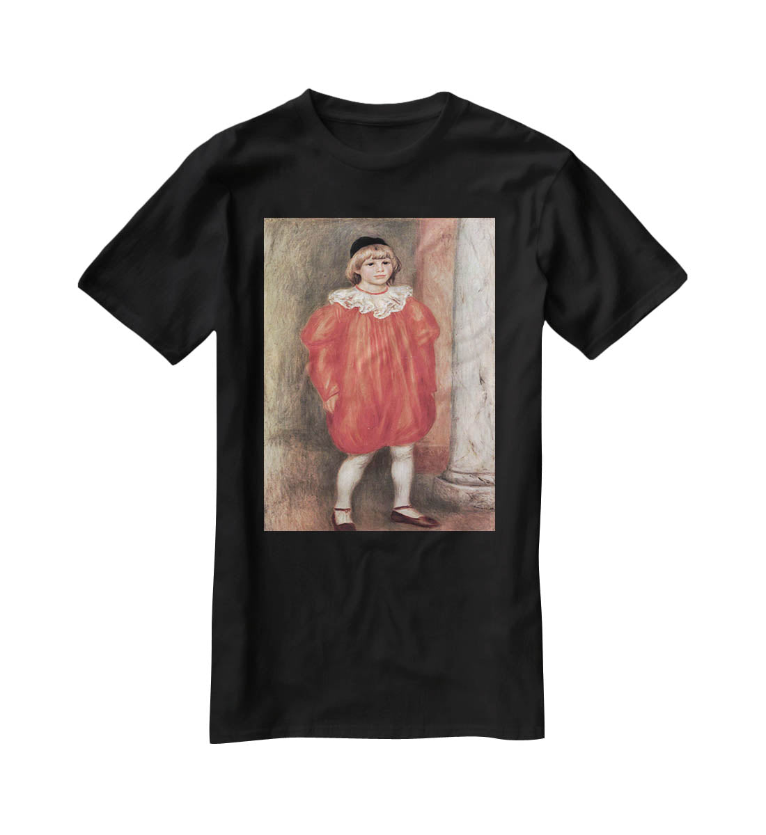 The clown by Renoir T-Shirt - Canvas Art Rocks - 1