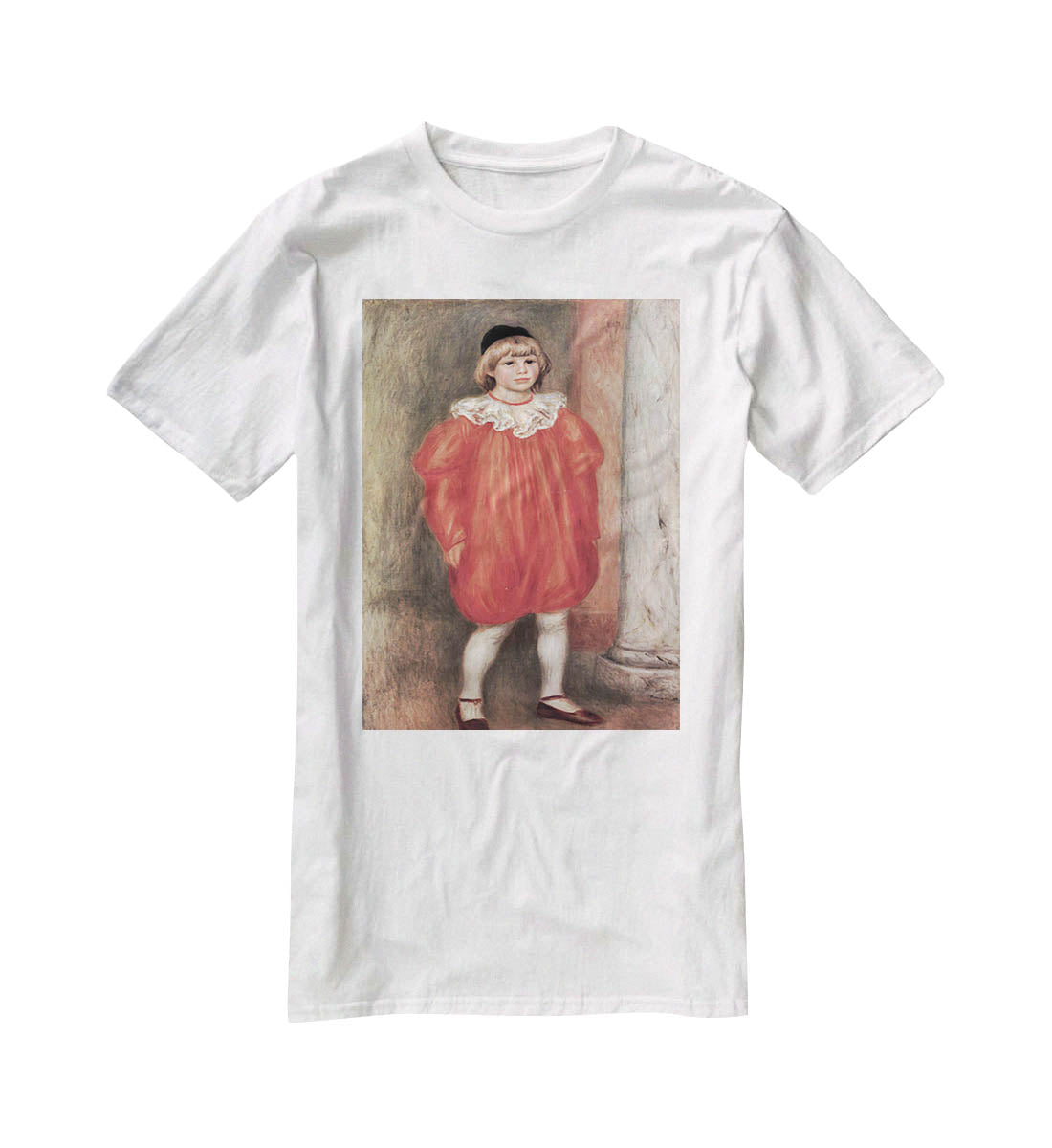 The clown by Renoir T-Shirt - Canvas Art Rocks - 5