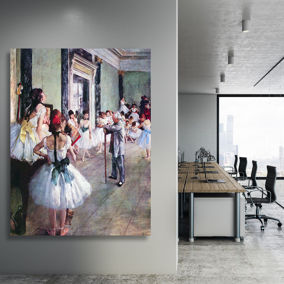 The dance class by Degas Canvas Print or Poster - Canvas Art Rocks - 3