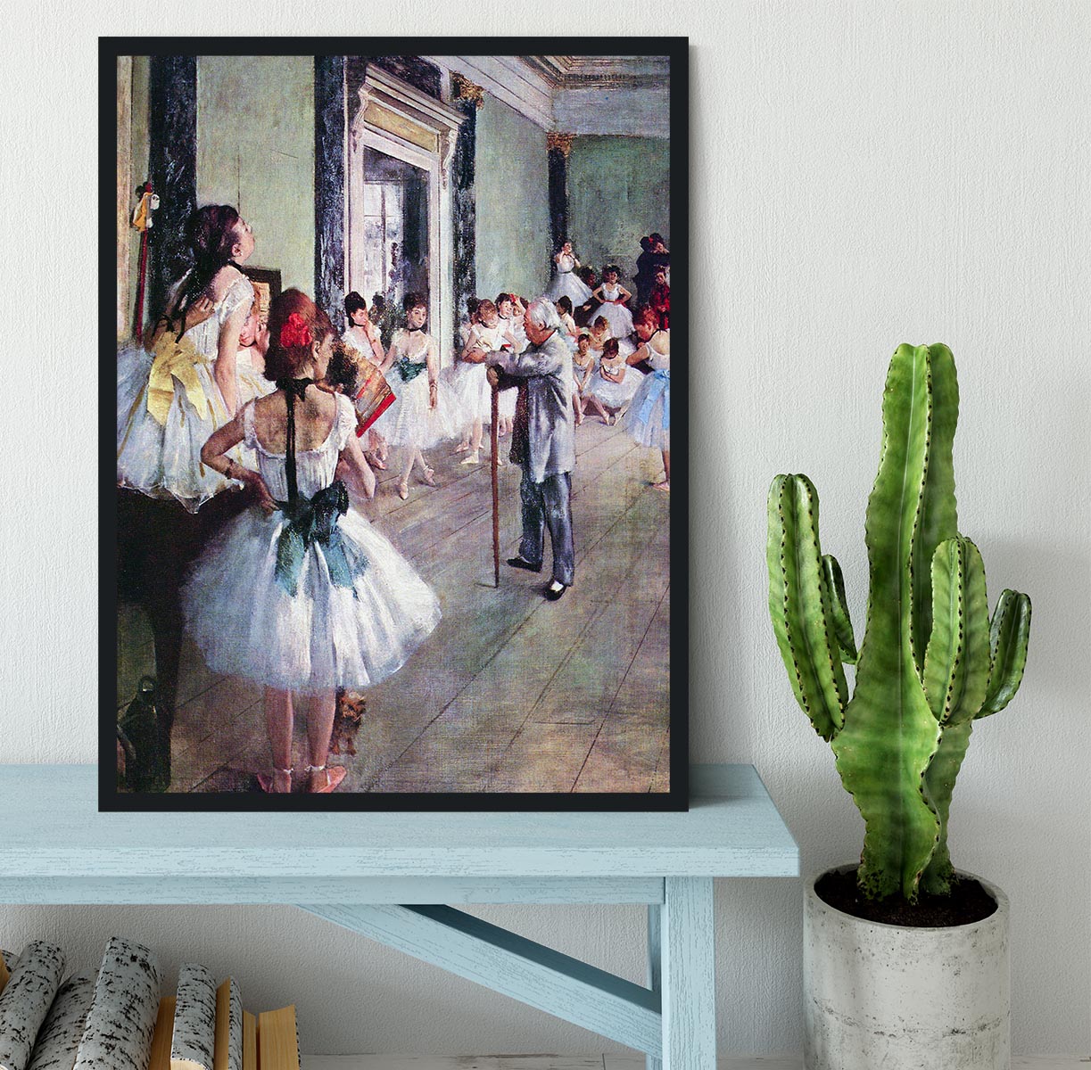 The dance class by Degas Framed Print - Canvas Art Rocks - 2