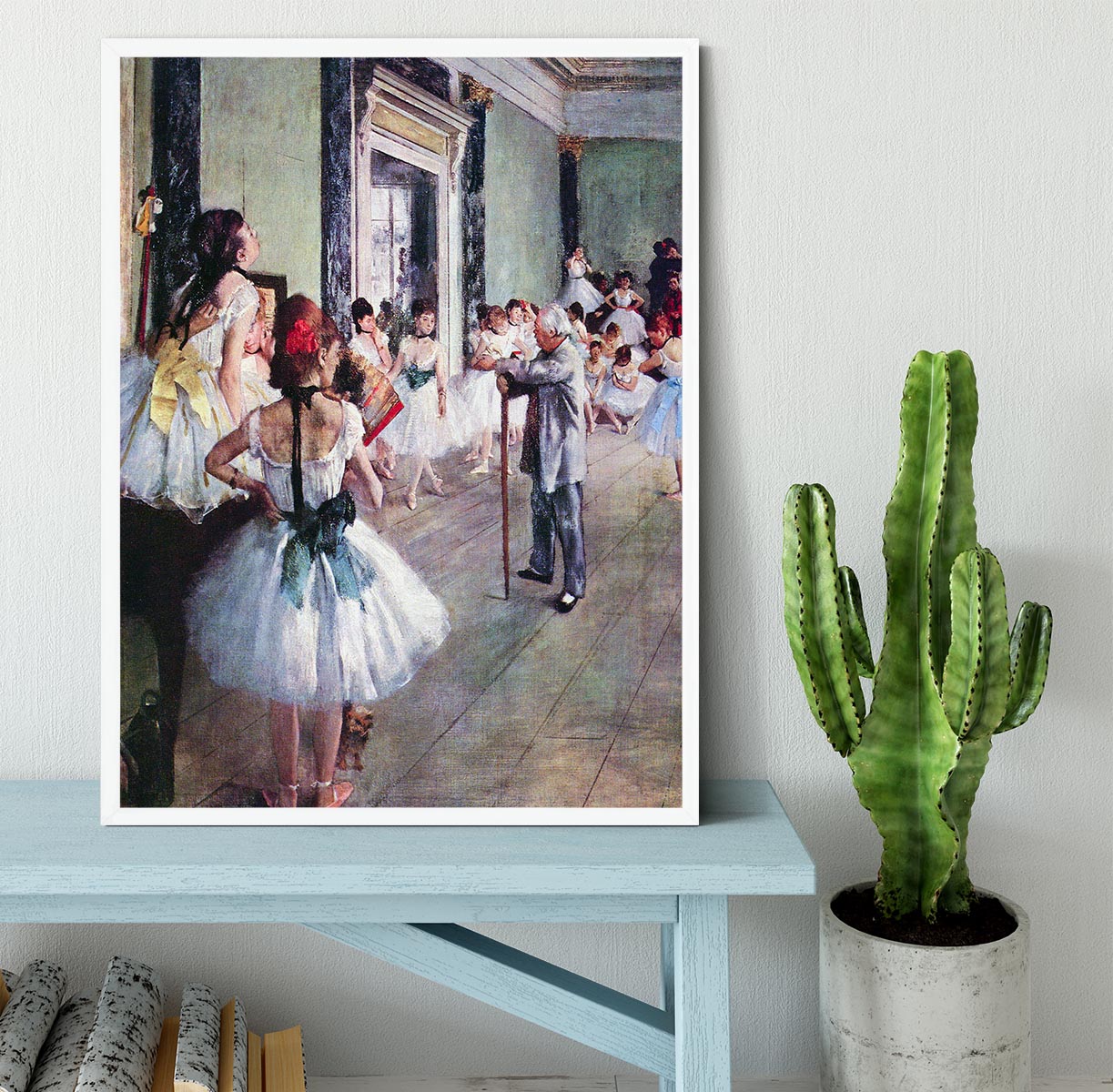 The dance class by Degas Framed Print - Canvas Art Rocks -6