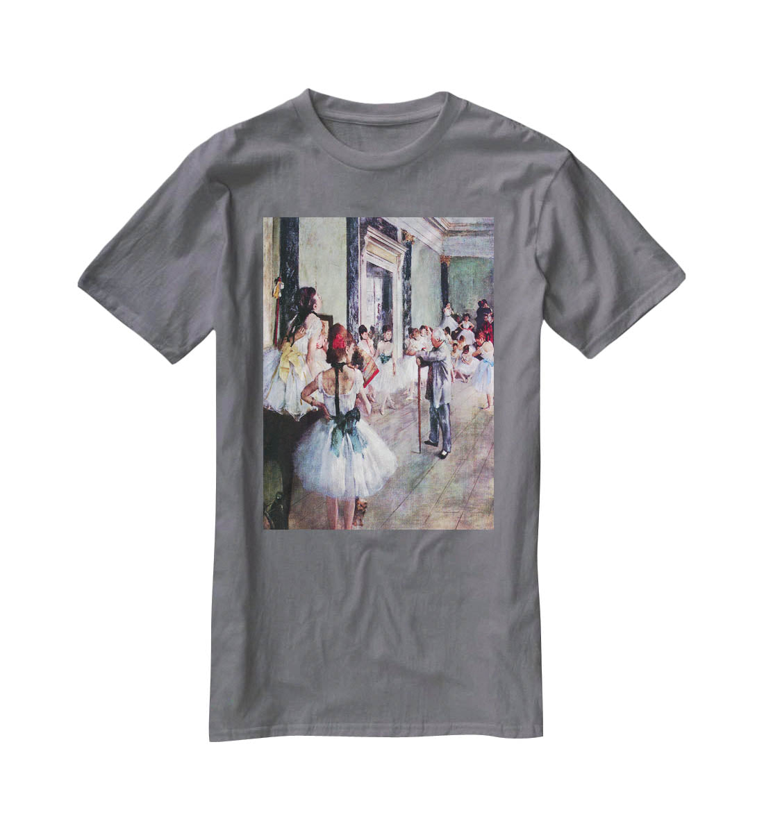 The dance class by Degas T-Shirt - Canvas Art Rocks - 3