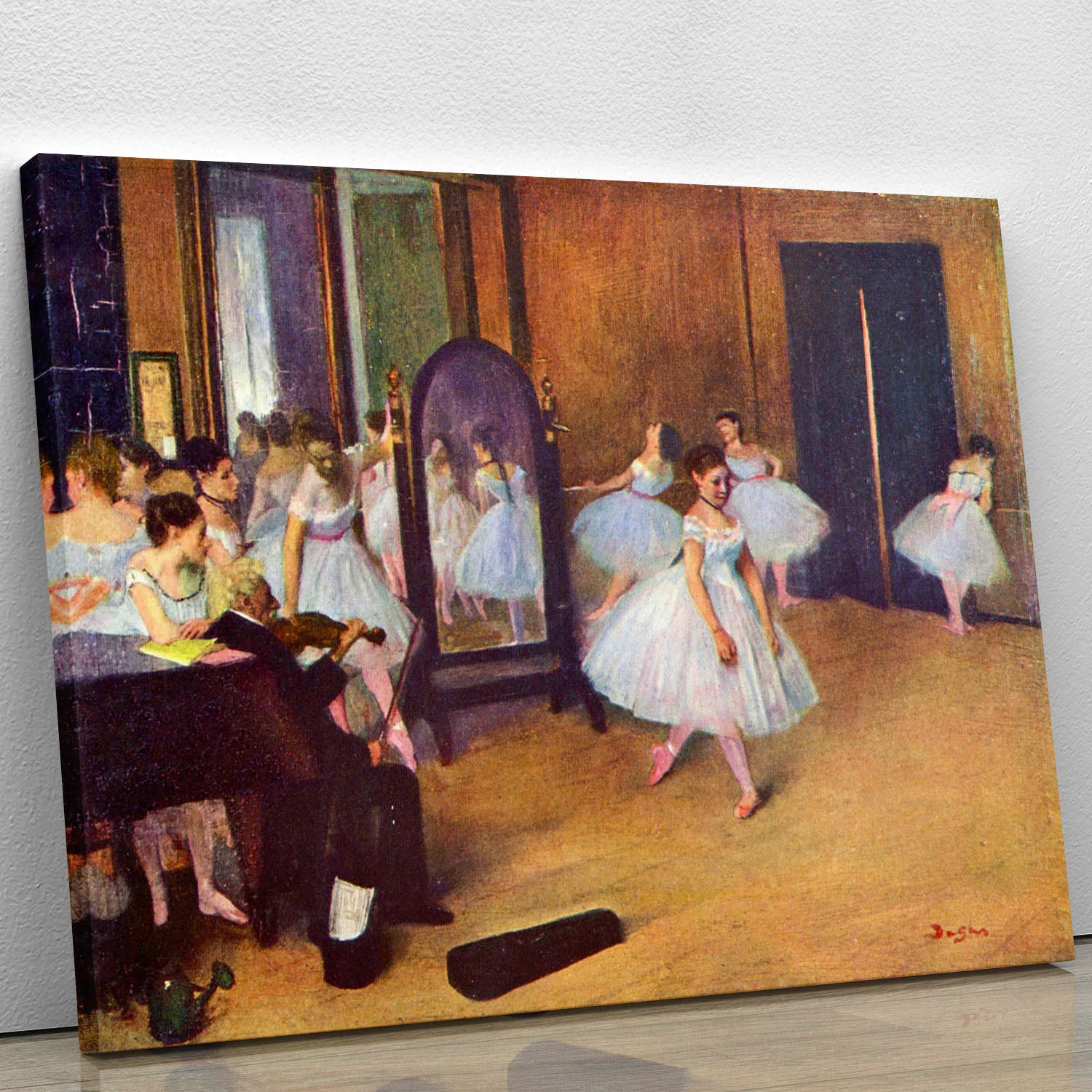 The dance hall by Degas Canvas Print or Poster - Canvas Art Rocks - 1
