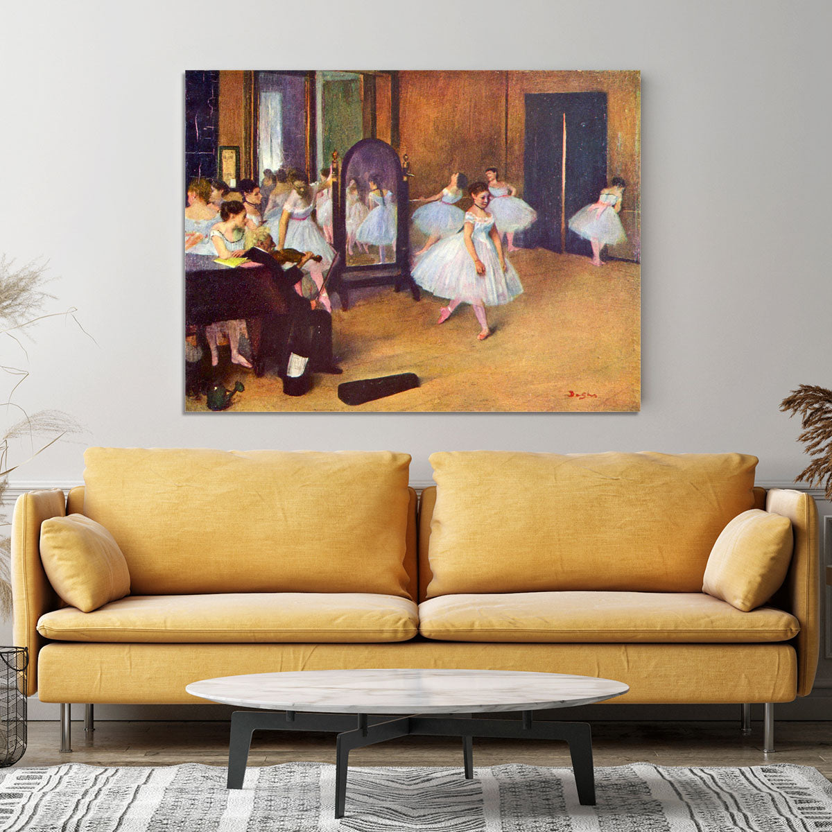 The dance hall by Degas Canvas Print or Poster - Canvas Art Rocks - 4