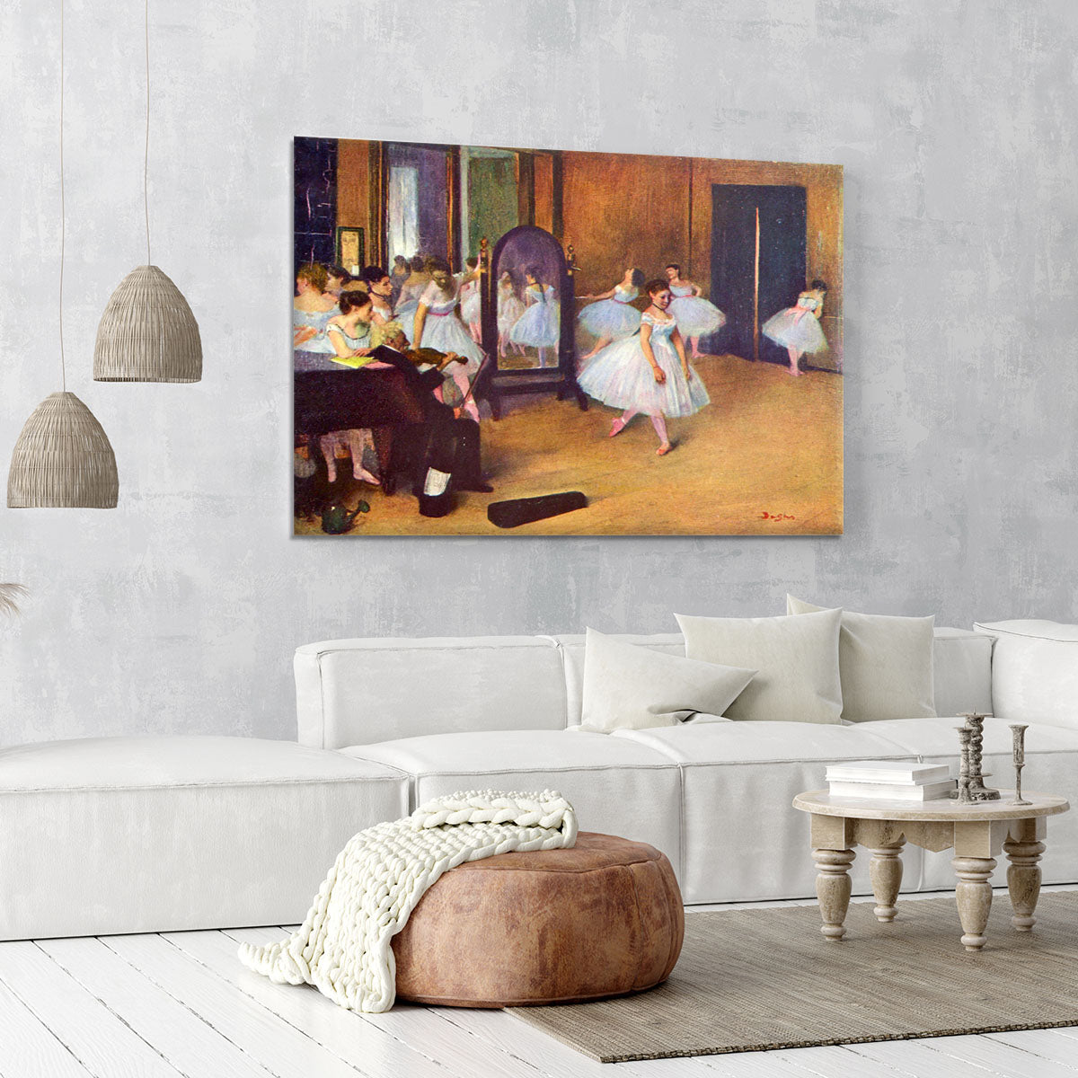 The dance hall by Degas Canvas Print or Poster - Canvas Art Rocks - 6