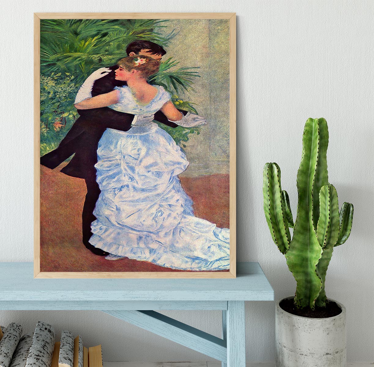 The dance in the city by Renoir Framed Print - Canvas Art Rocks - 4