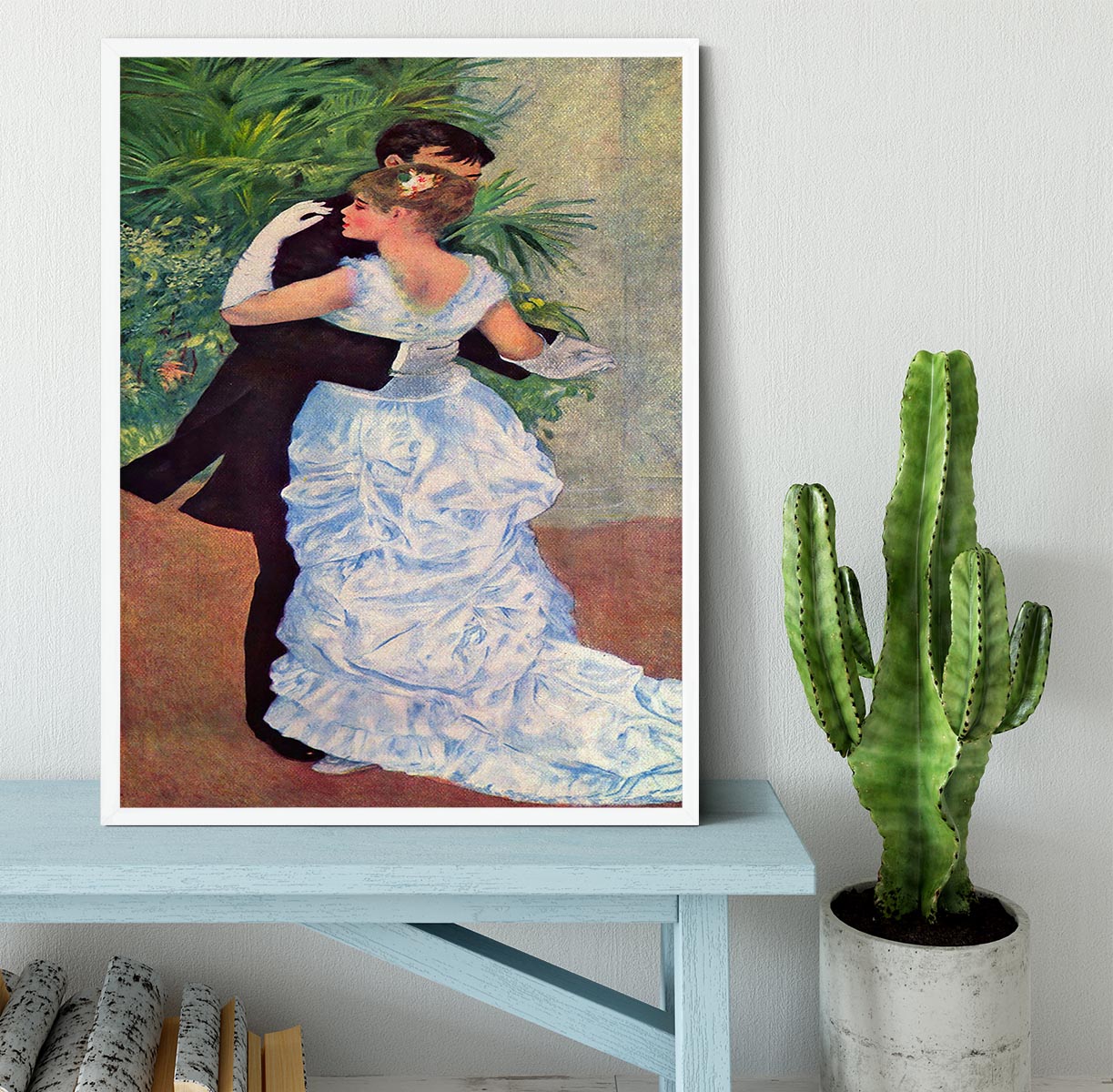 The dance in the city by Renoir Framed Print - Canvas Art Rocks -6