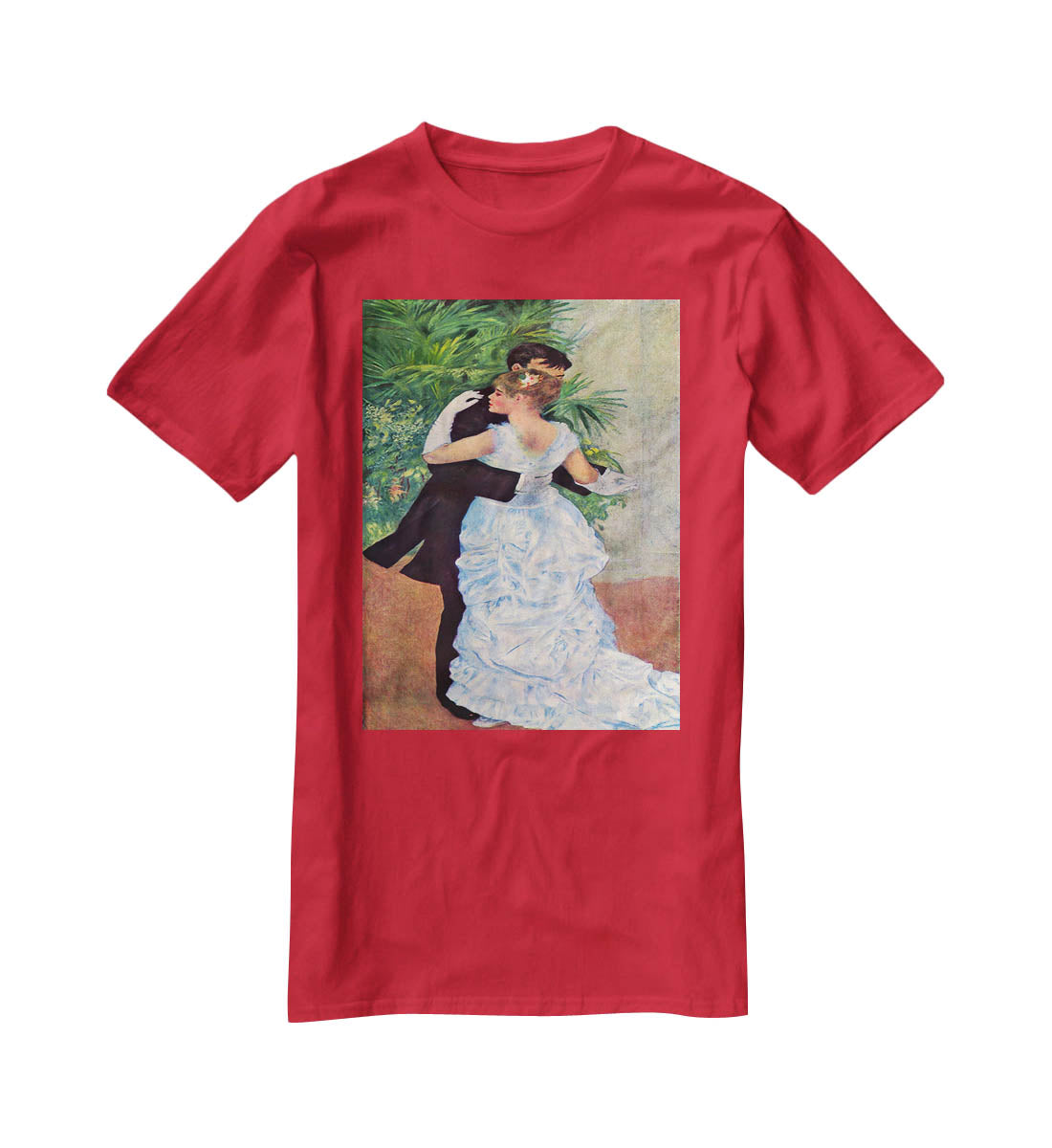 The dance in the city by Renoir T-Shirt - Canvas Art Rocks - 4