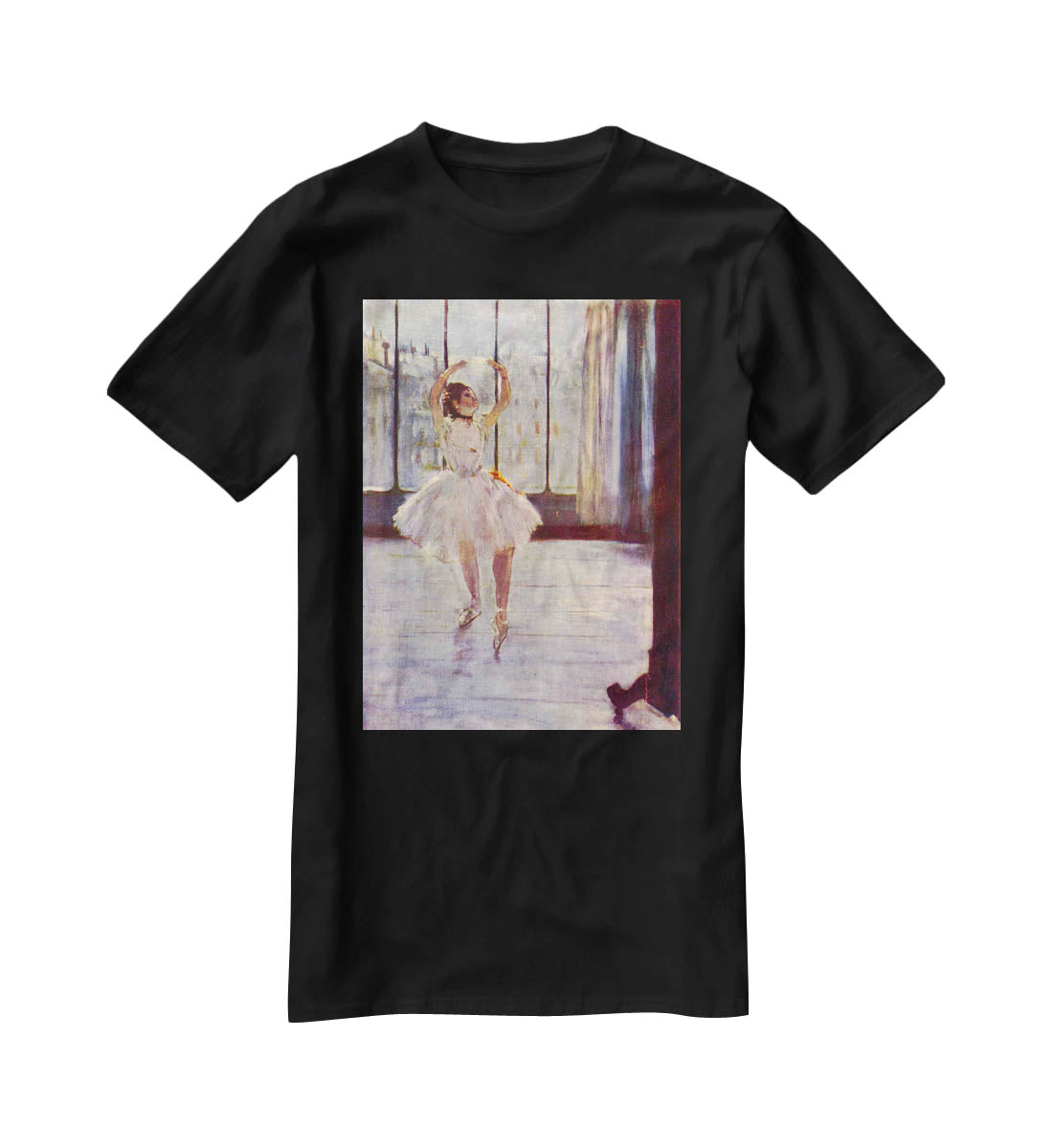 The dancer at the photographer by Degas T-Shirt - Canvas Art Rocks - 1