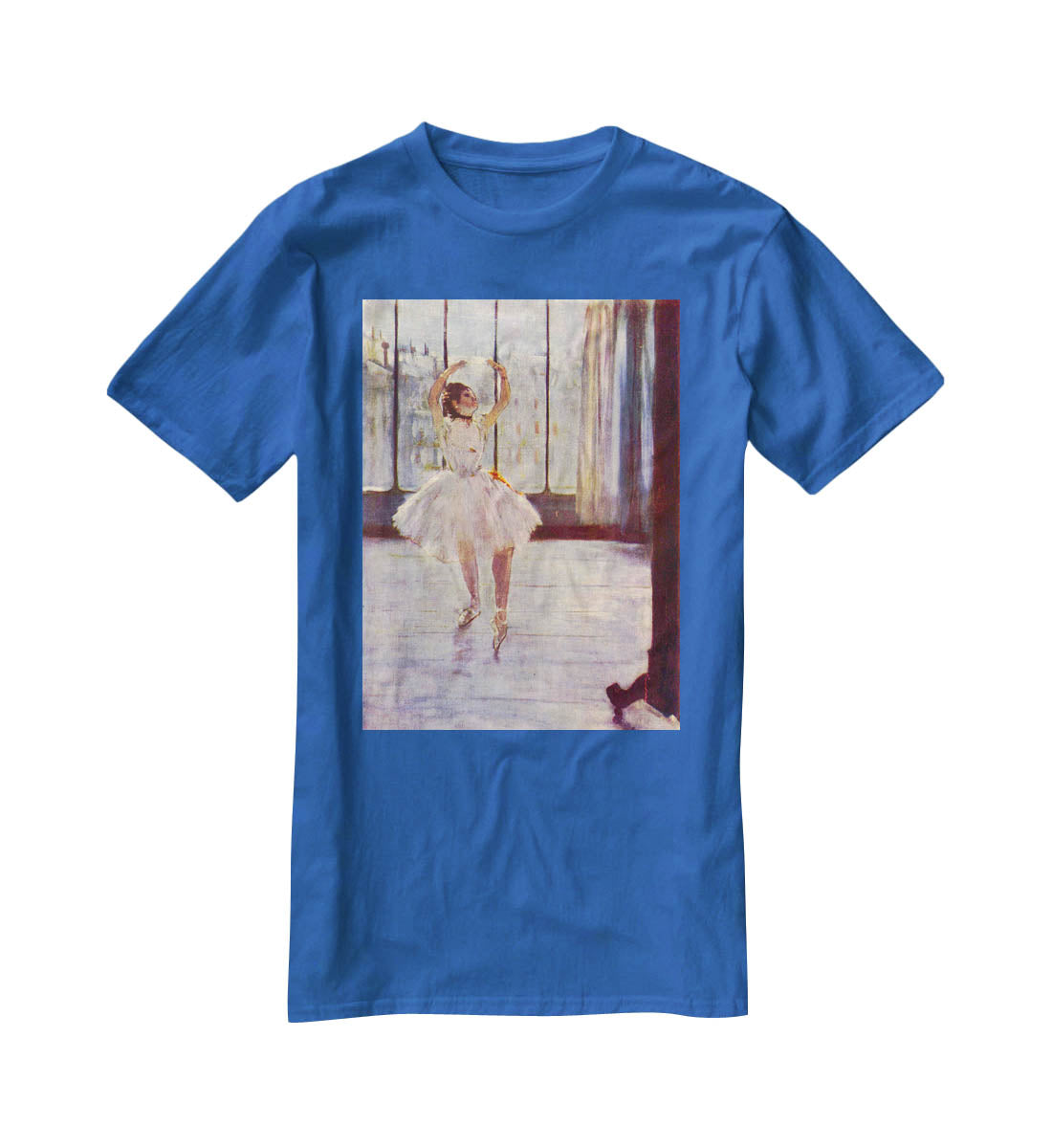The dancer at the photographer by Degas T-Shirt - Canvas Art Rocks - 2