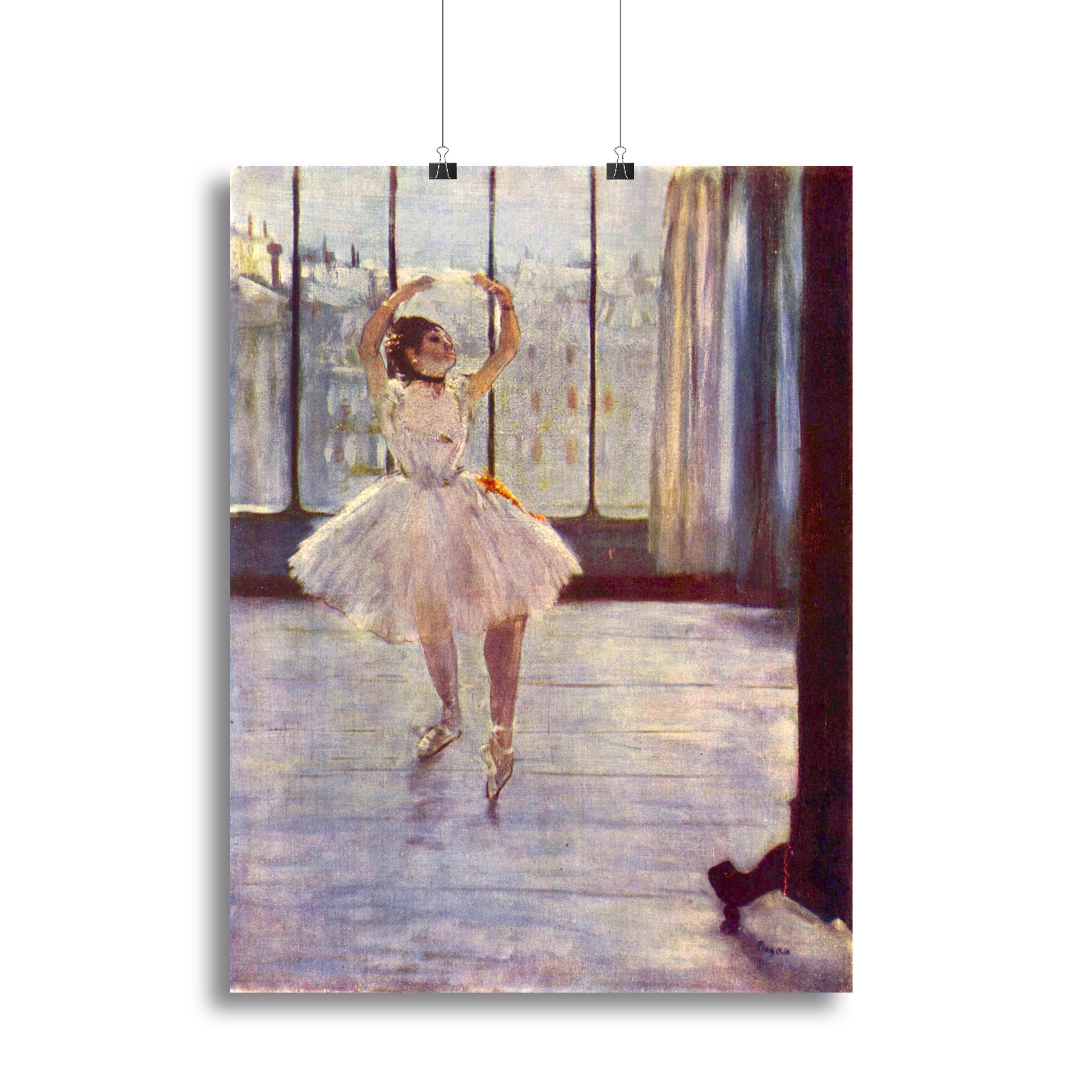 The dancer at the photographer by Degas Canvas Print or Poster - Canvas Art Rocks - 2