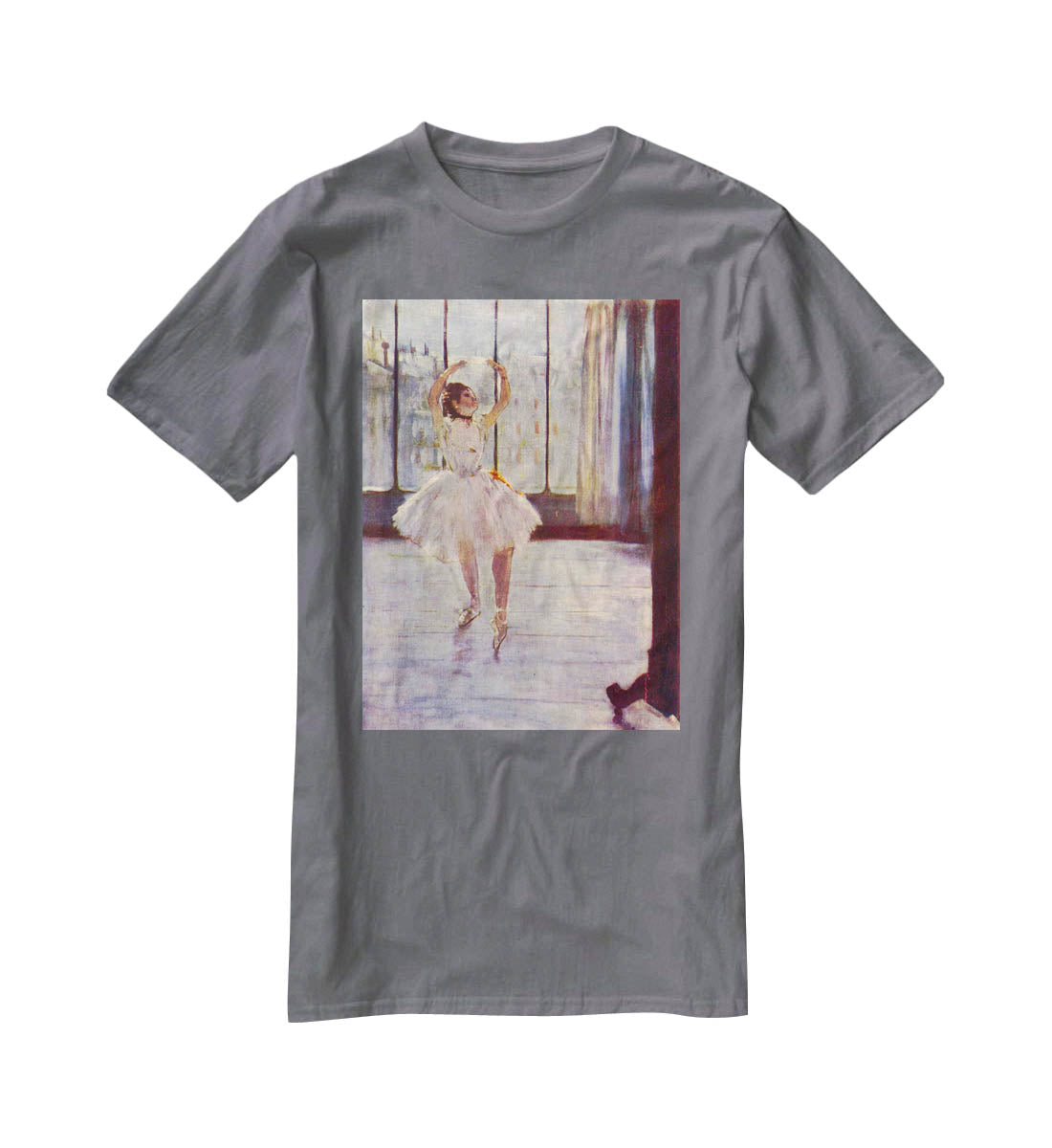The dancer at the photographer by Degas T-Shirt - Canvas Art Rocks - 3