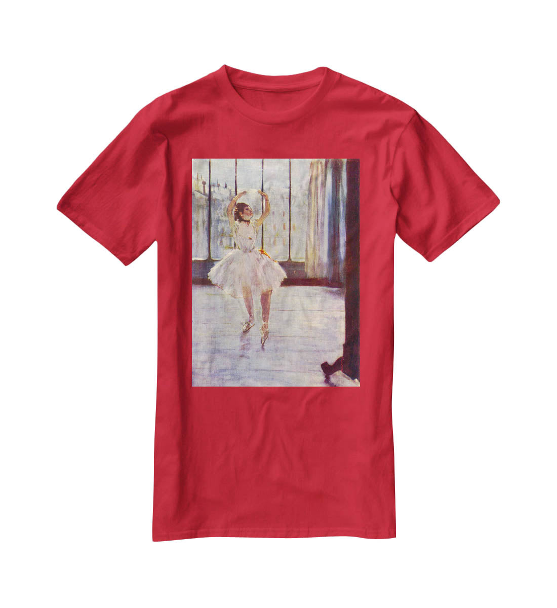 The dancer at the photographer by Degas T-Shirt - Canvas Art Rocks - 4
