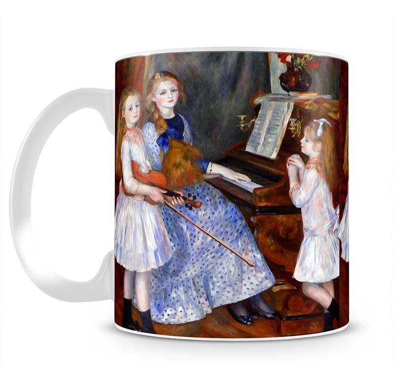 The daughters of Catulle Mendes by Renoir Mug - Canvas Art Rocks - 2
