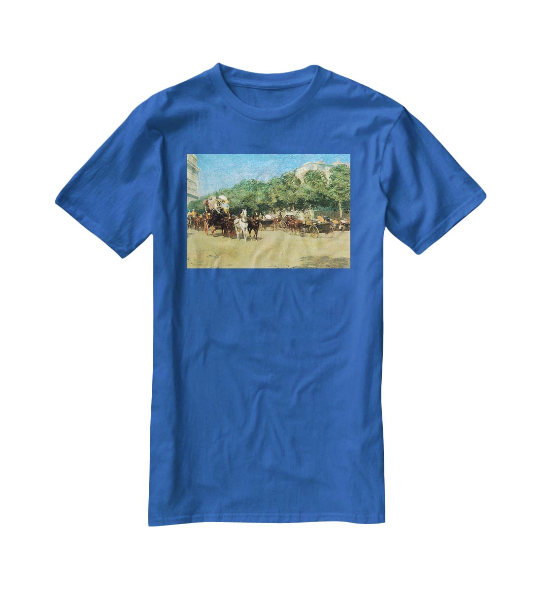 The day of the Grand Prize 1 by Hassam T-Shirt - Canvas Art Rocks - 2