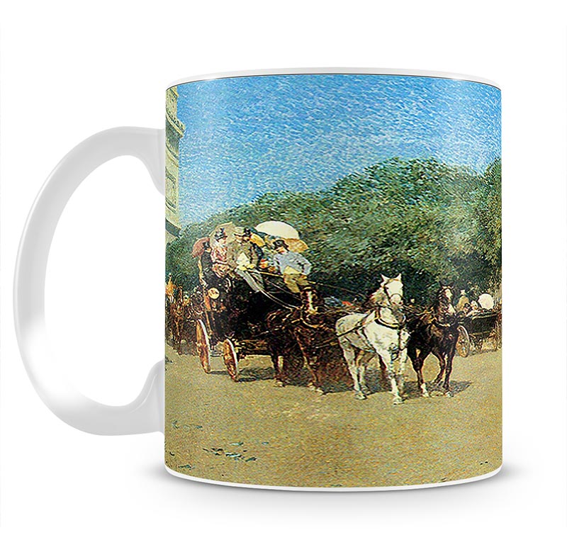 The day of the Grand Prize 1 by Hassam Mug - Canvas Art Rocks - 1