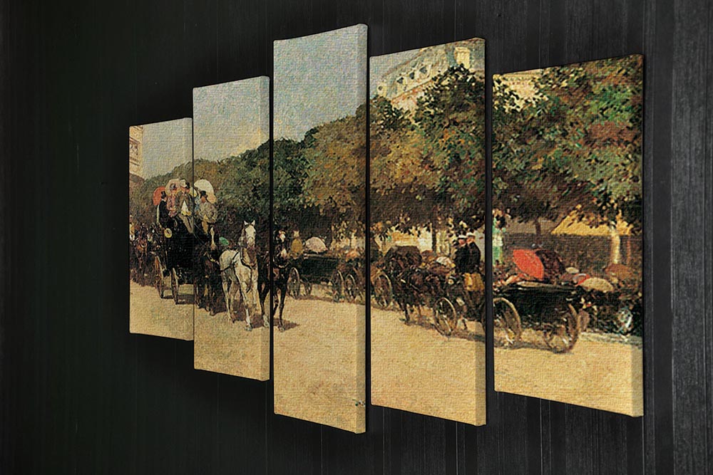 The day of the Grand Prize 2 by Hassam 5 Split Panel Canvas - Canvas Art Rocks - 2