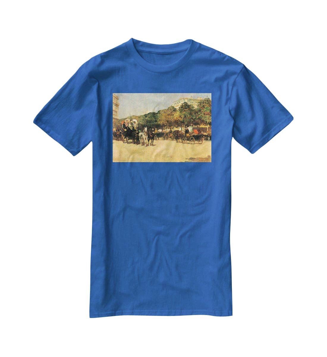 The day of the Grand Prize 2 by Hassam T-Shirt - Canvas Art Rocks - 2