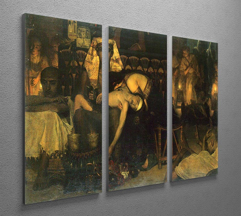 The death of the First Born by Alma Tadema 3 Split Panel Canvas Print - Canvas Art Rocks - 2