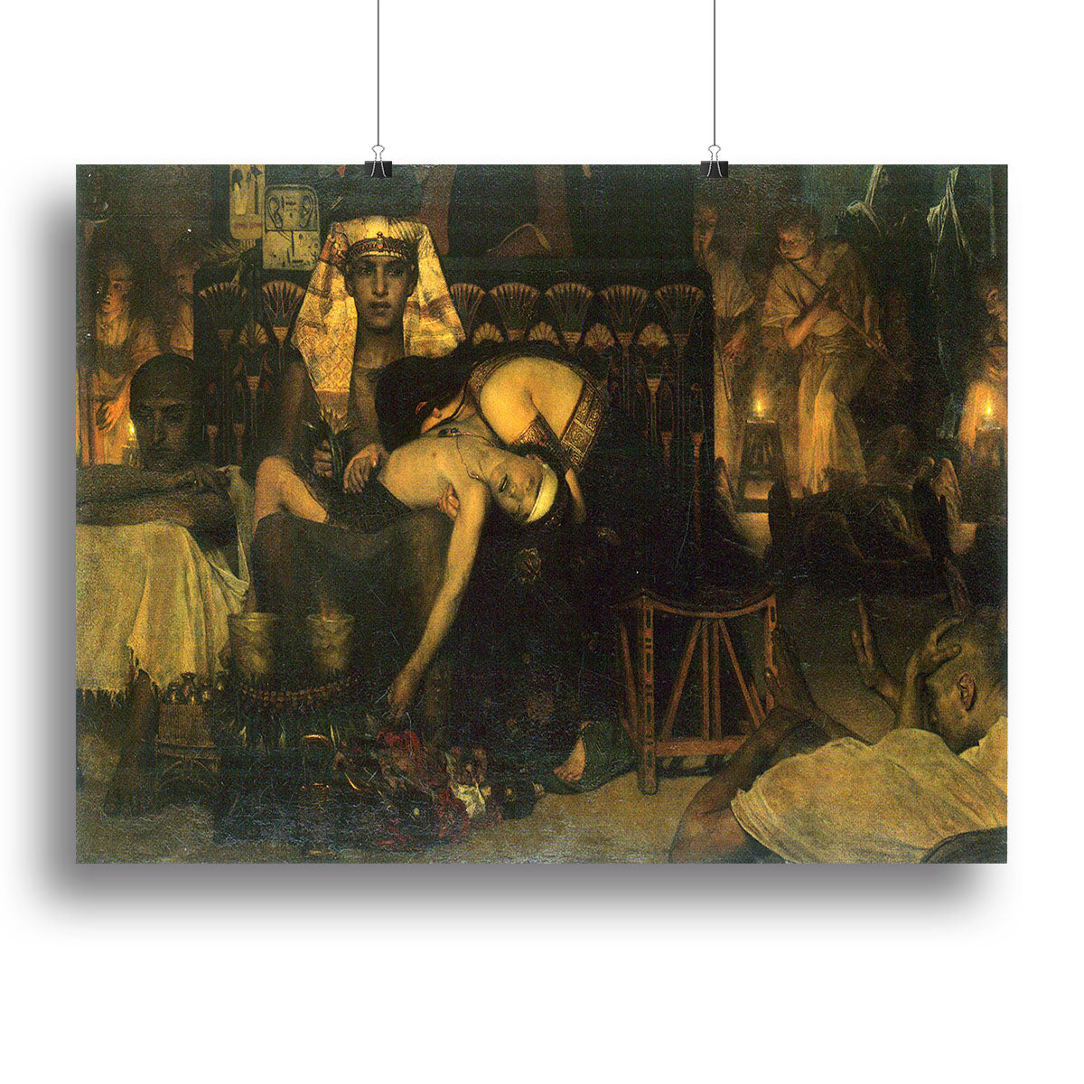 The death of the First Born by Alma Tadema Canvas Print or Poster - Canvas Art Rocks - 2