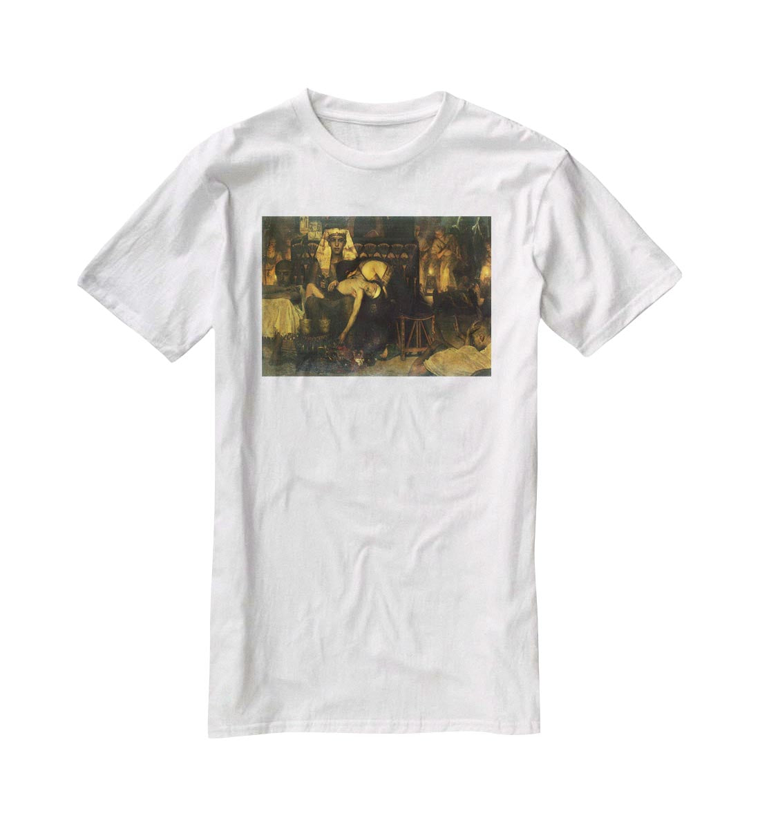 The death of the First Born by Alma Tadema T-Shirt - Canvas Art Rocks - 5