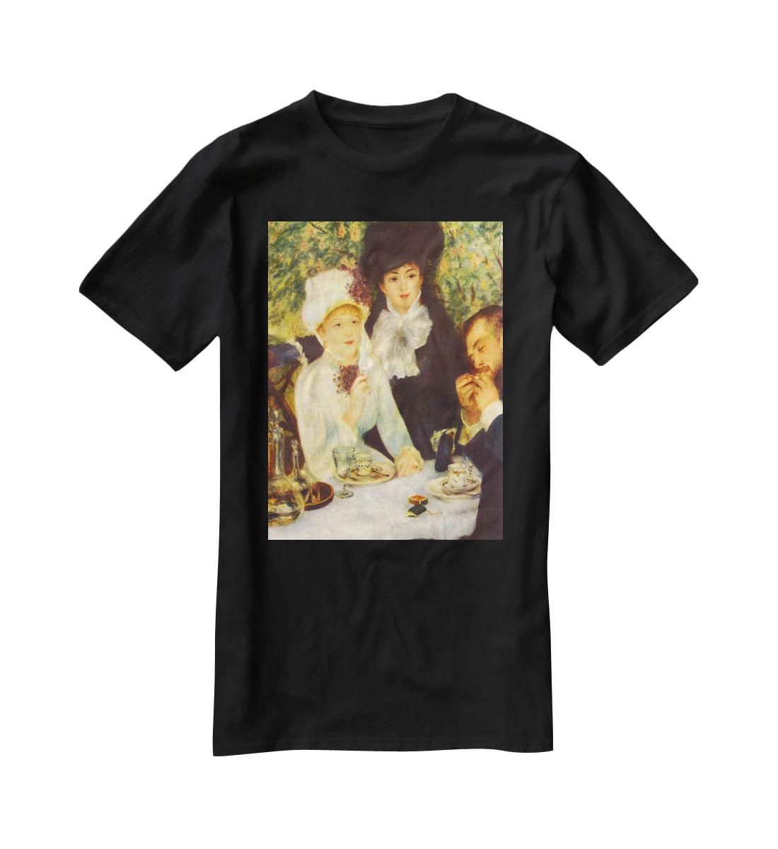 The end of the breakfast by Renoir T-Shirt - Canvas Art Rocks - 1