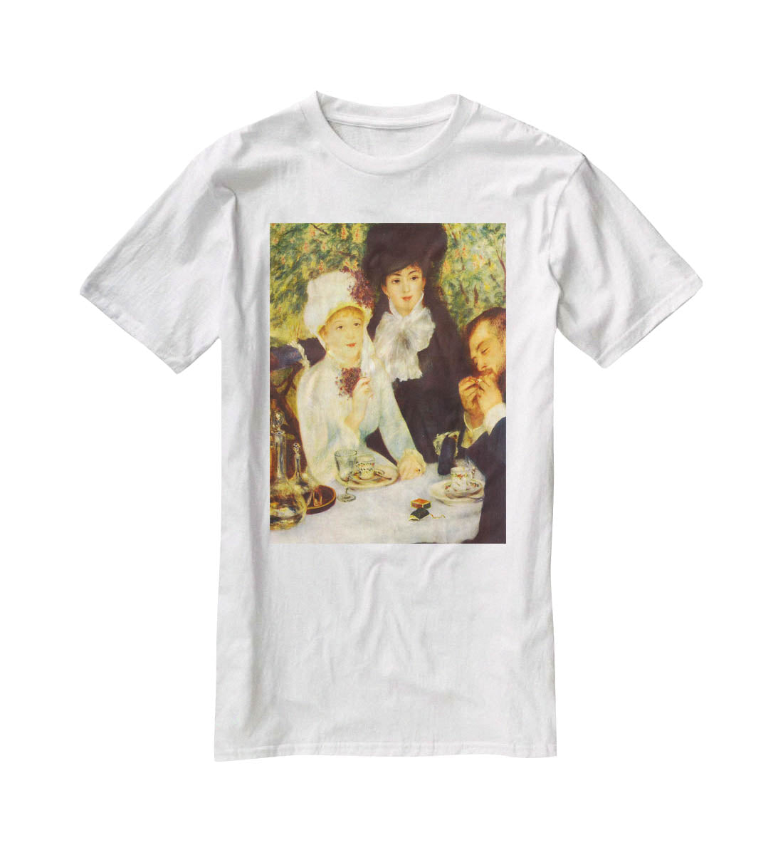 The end of the breakfast by Renoir T-Shirt - Canvas Art Rocks - 5