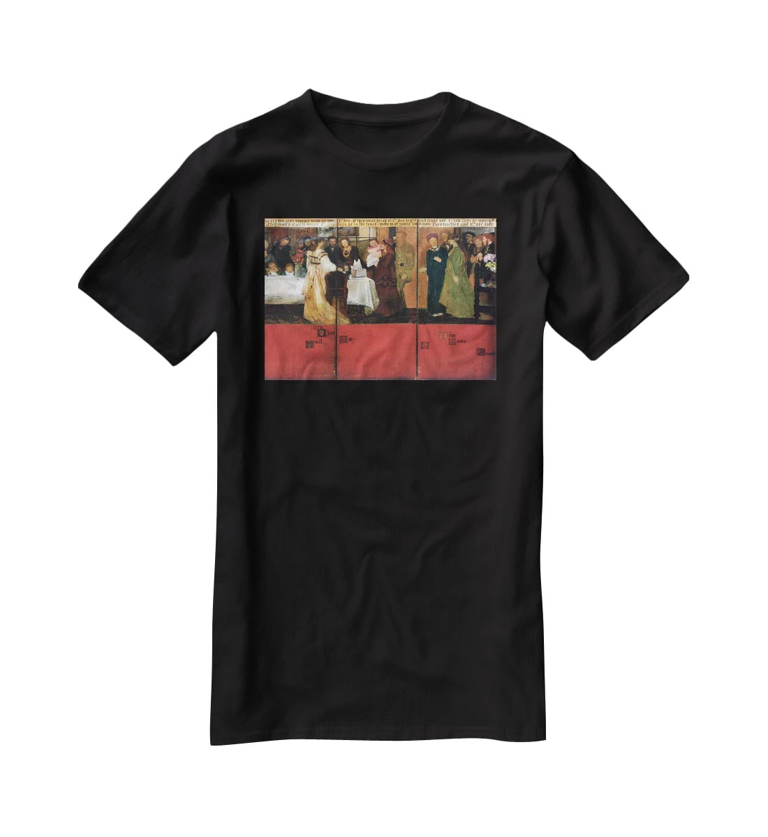 The family picture of Epps panels 4 6 by Alma Tadema T-Shirt - Canvas Art Rocks - 1