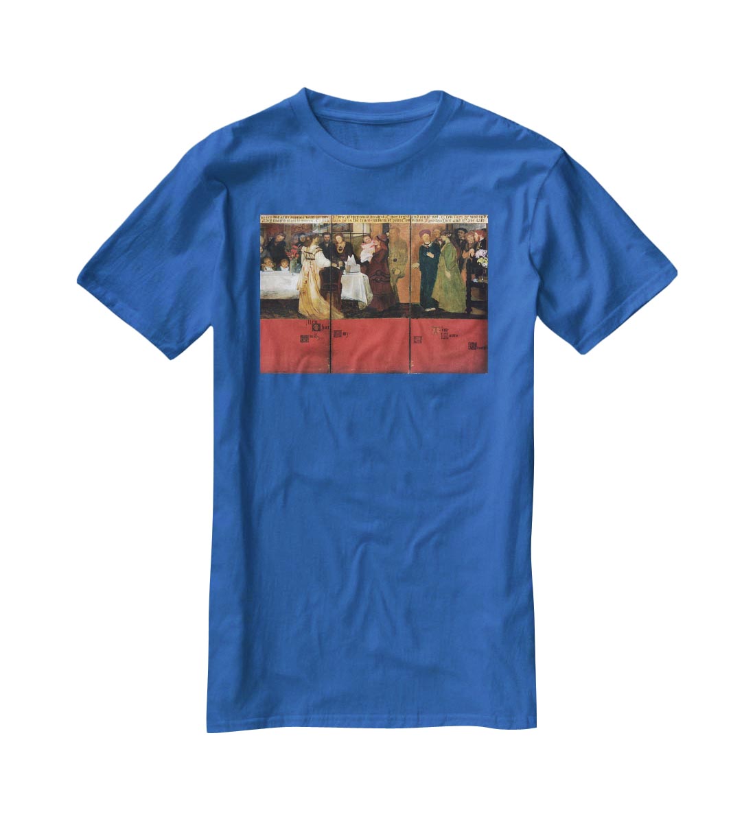 The family picture of Epps panels 4 6 by Alma Tadema T-Shirt - Canvas Art Rocks - 2