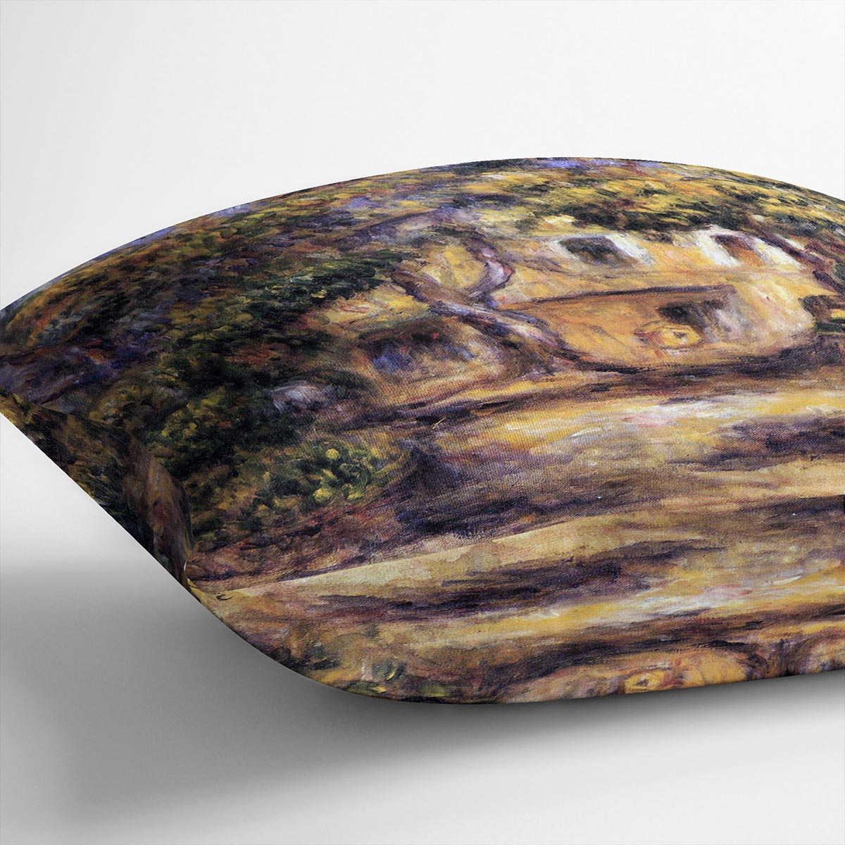 The farm at Les Collettes by Renoir Cushion