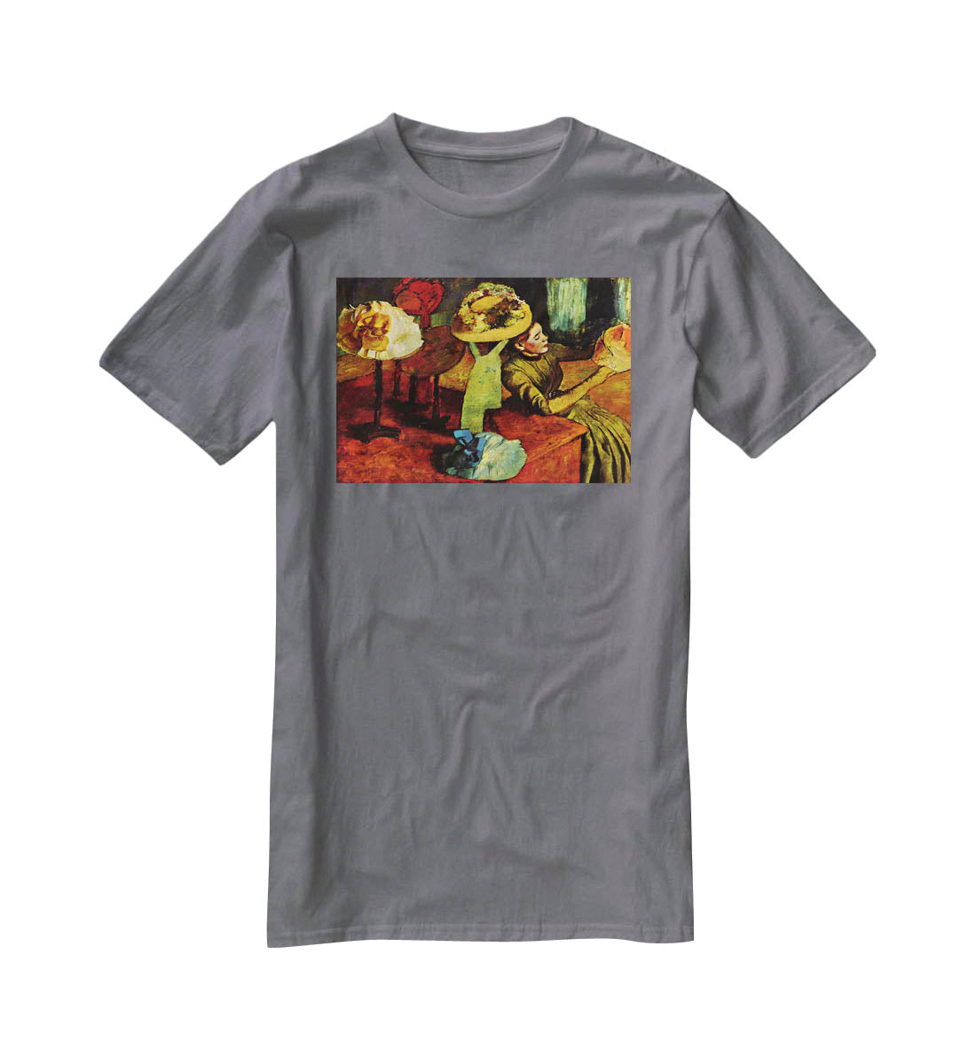 The fashion shop by Degas T-Shirt - Canvas Art Rocks - 3