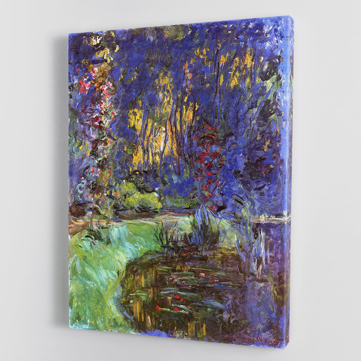The garden in Giverny by Monet Canvas Print or Poster - Canvas Art Rocks - 1